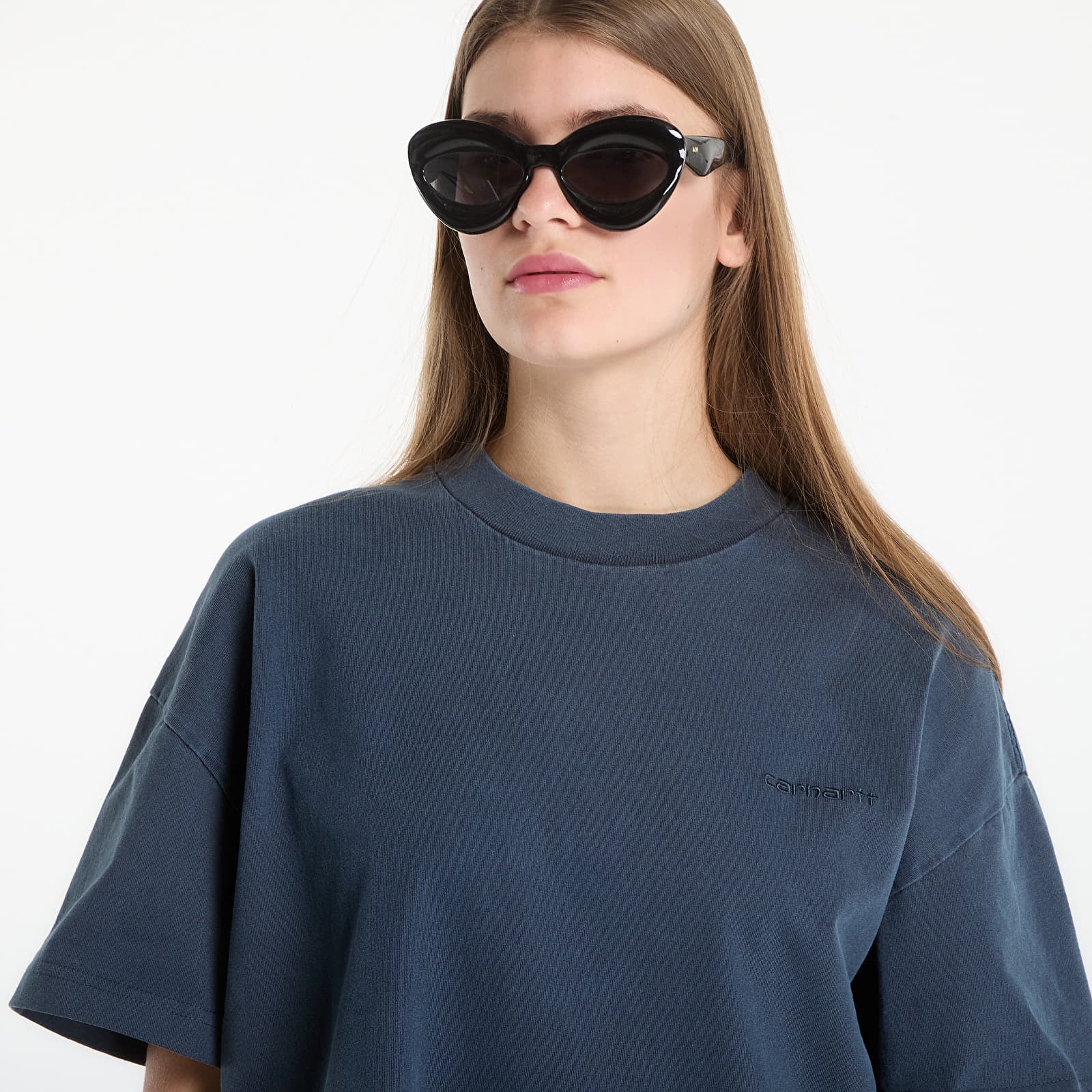 Pánske tričká Carhartt WIP S/S Benton T-Shirt UNISEX Carbon