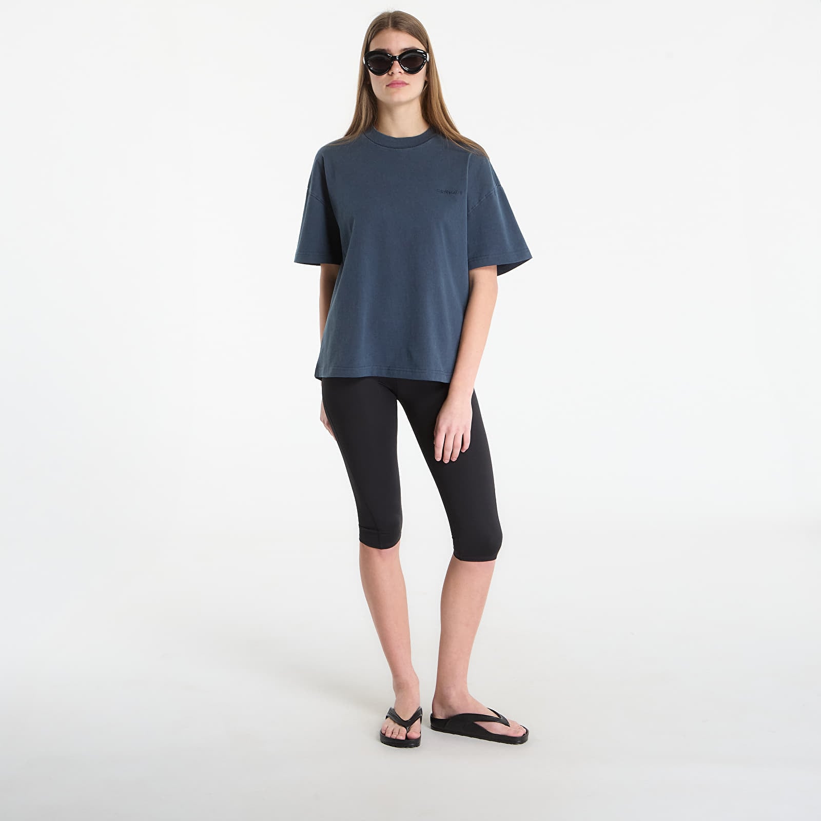 Pánske tričká Carhartt WIP S/S Benton T-Shirt UNISEX Carbon