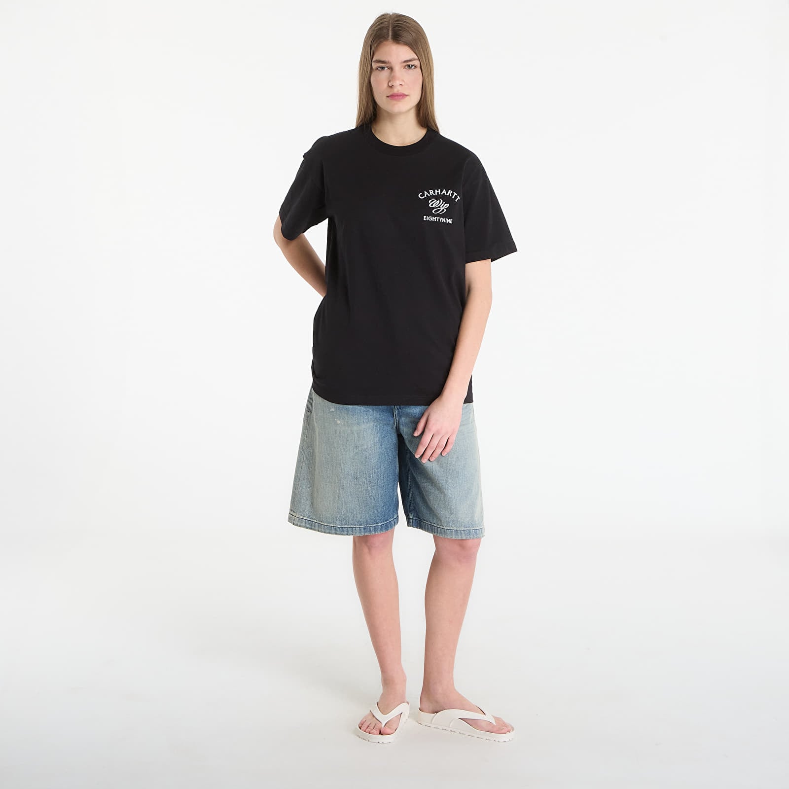 Pánske tričká Carhartt WIP S/S Eightynine T-Shirt UNISEX Black