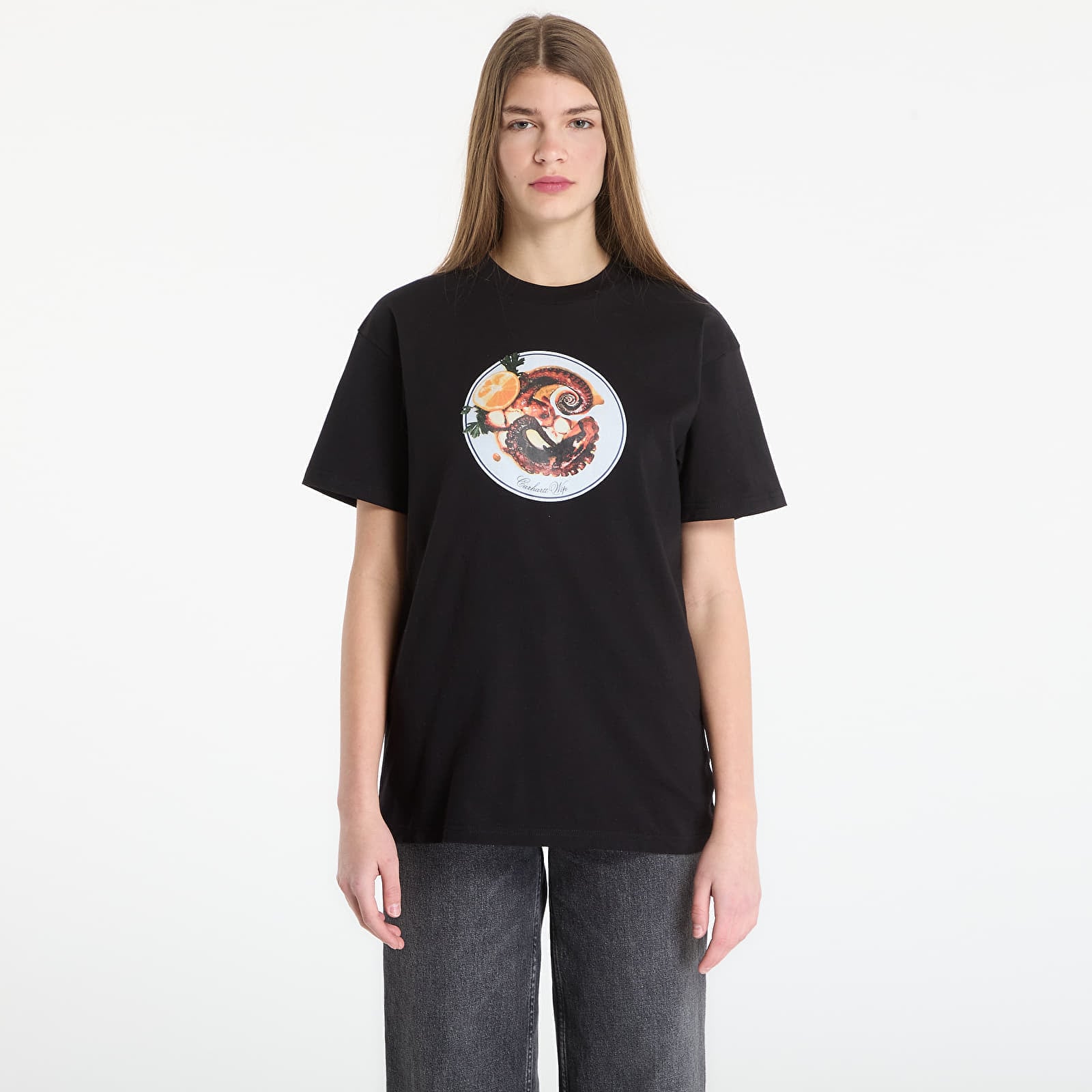 Тениска Carhartt WIP S/S Octopus T-Shirt UNISEX Black L