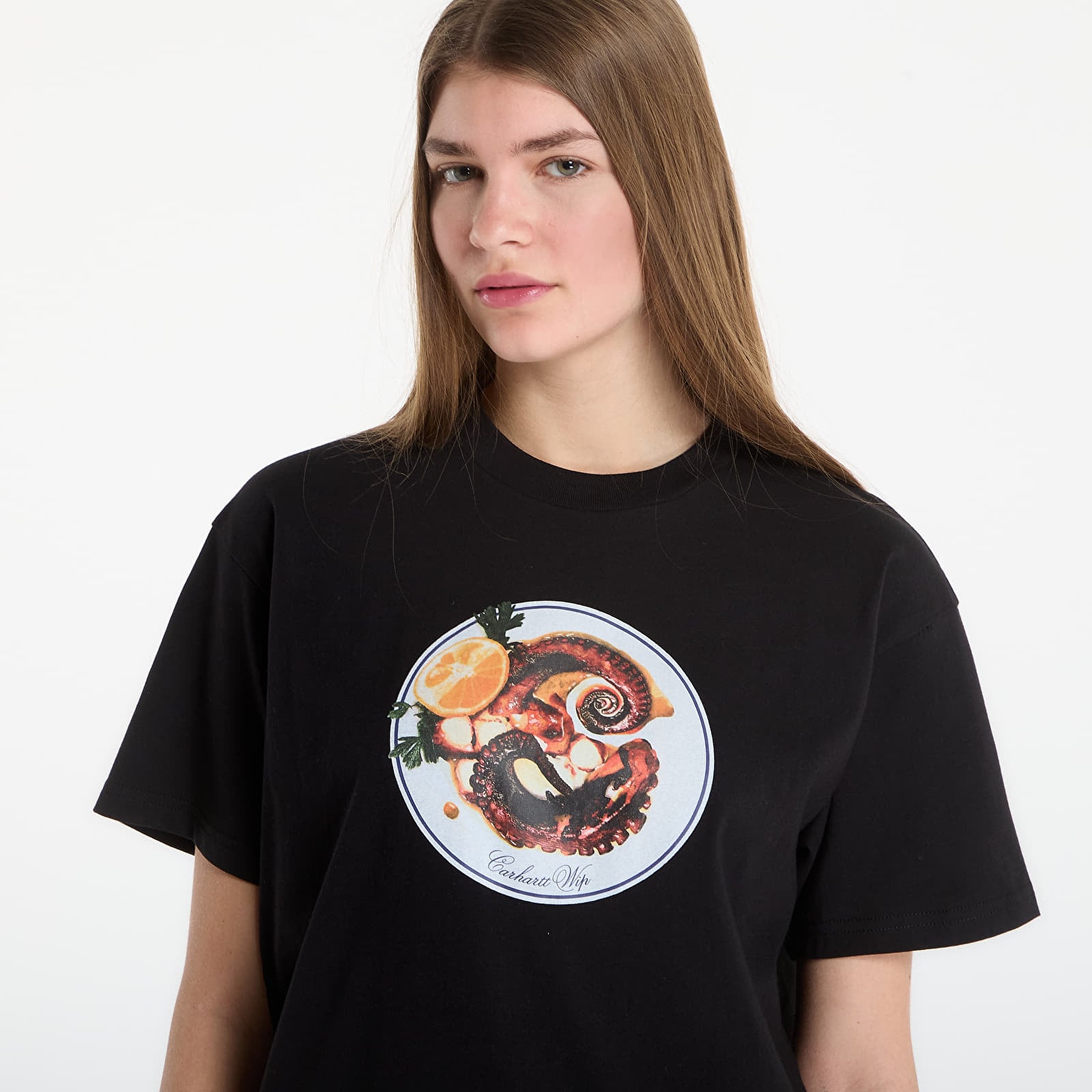 Tricouri bărbați Carhartt WIP S/S Octopus T-Shirt UNISEX Black