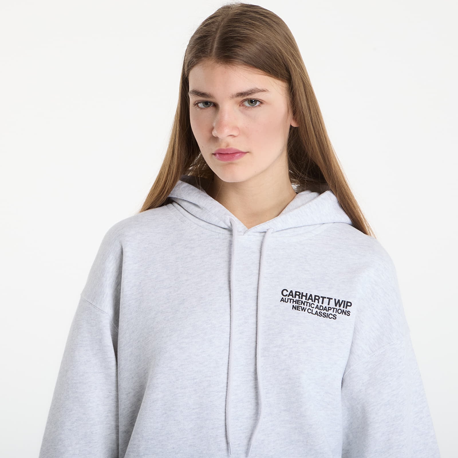 Pánske mikiny Carhartt WIP Hooded Sean Hamilton Sweat UNISEX Ash Heather