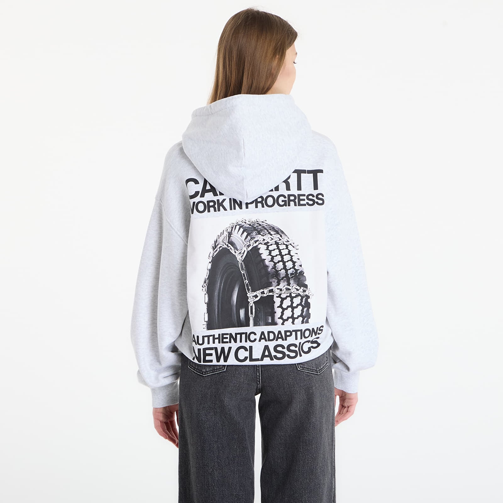 Pánske mikiny Carhartt WIP Hooded Sean Hamilton Sweat UNISEX Ash Heather