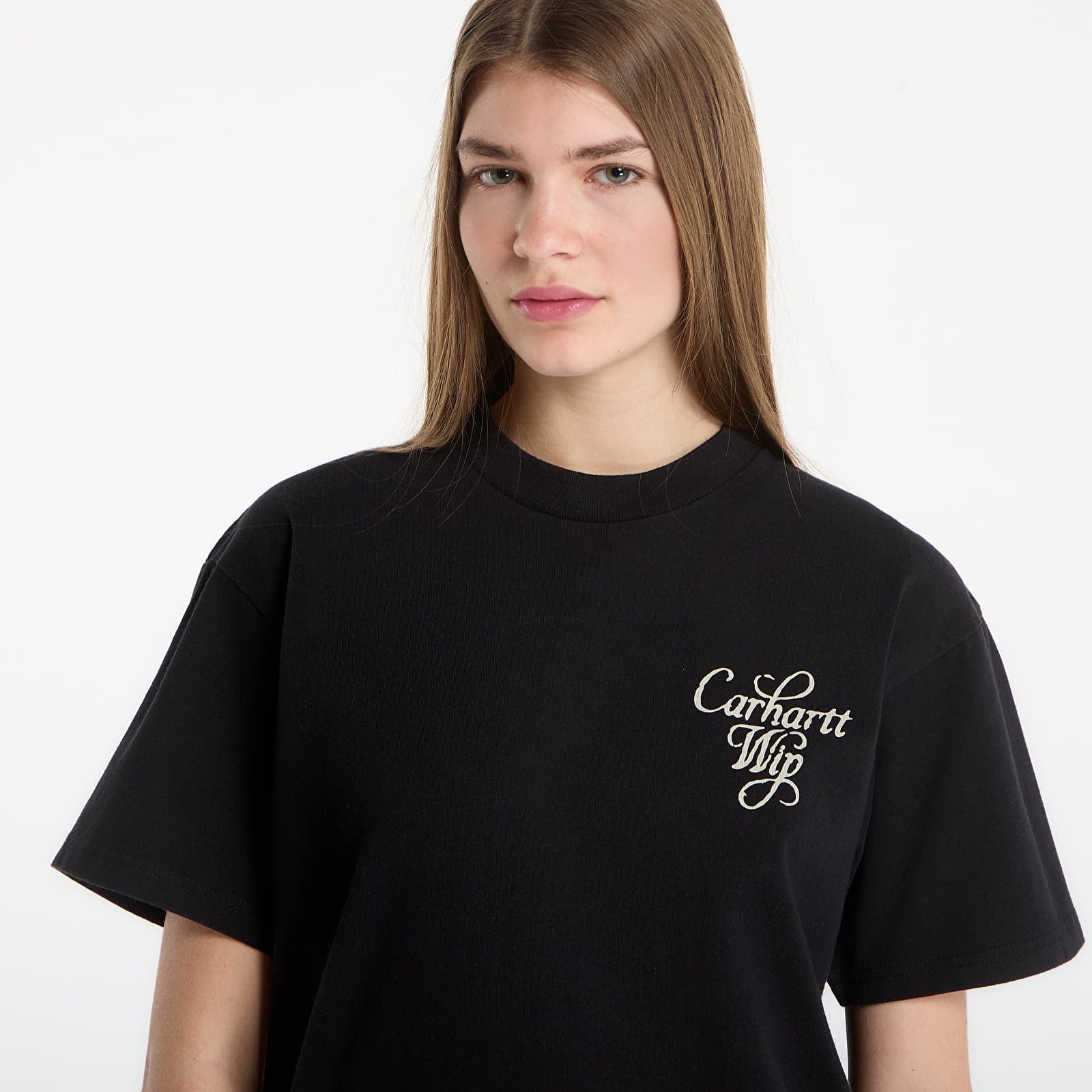 Pánske tričká Carhartt WIP S/S Vestige T-Shirt UNISEX Black