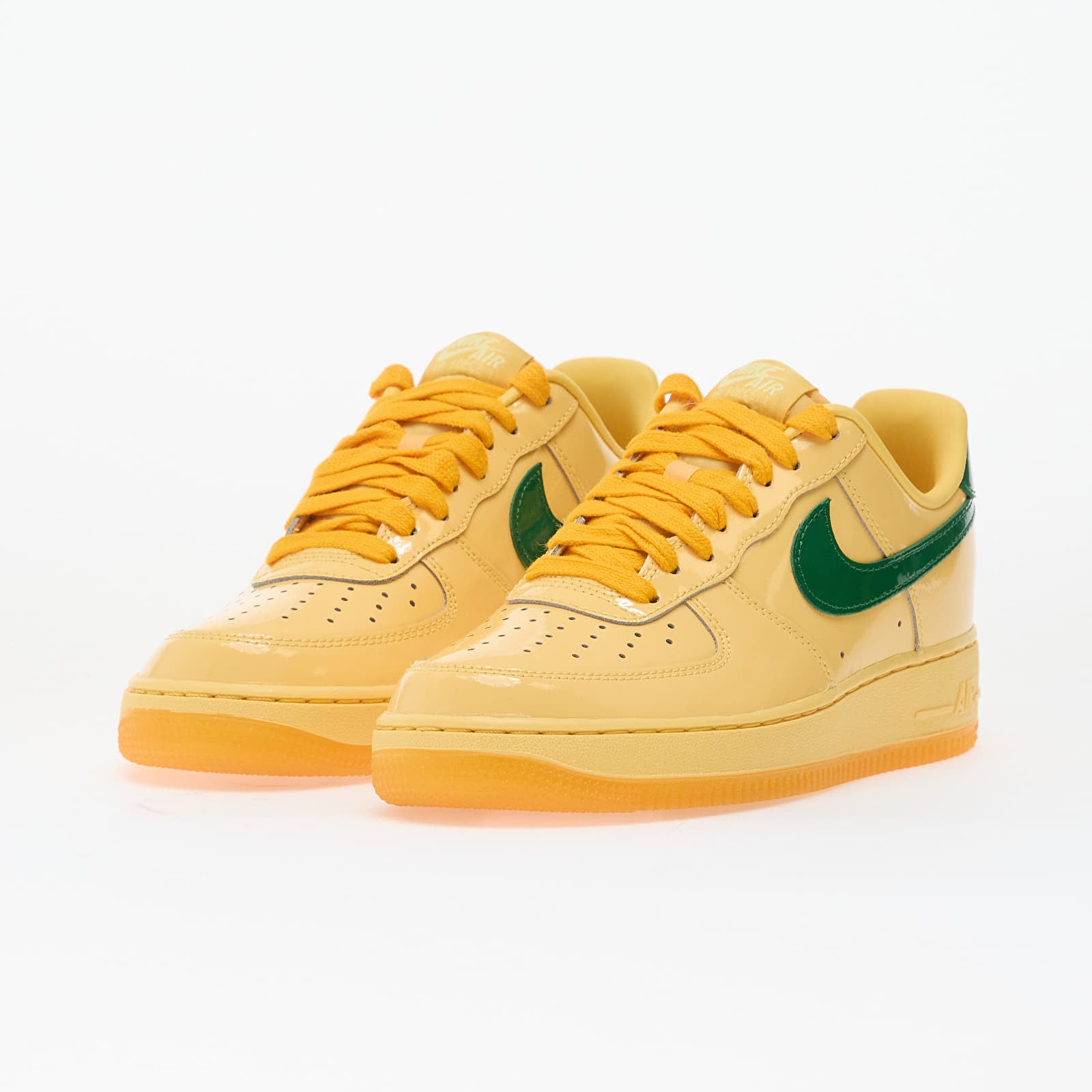 Meeste tossud ja kingad Nike Air Force 1 Low Topaz Gold/ Pine Green-Lt Laser Orange