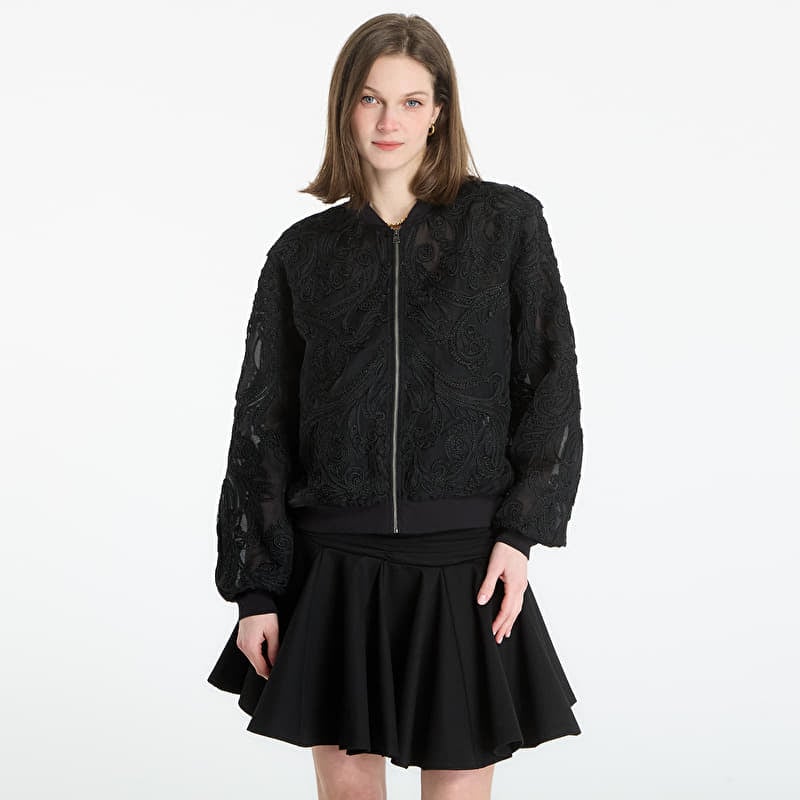 Bunda AllSaints Jade Embellished Bomber Black