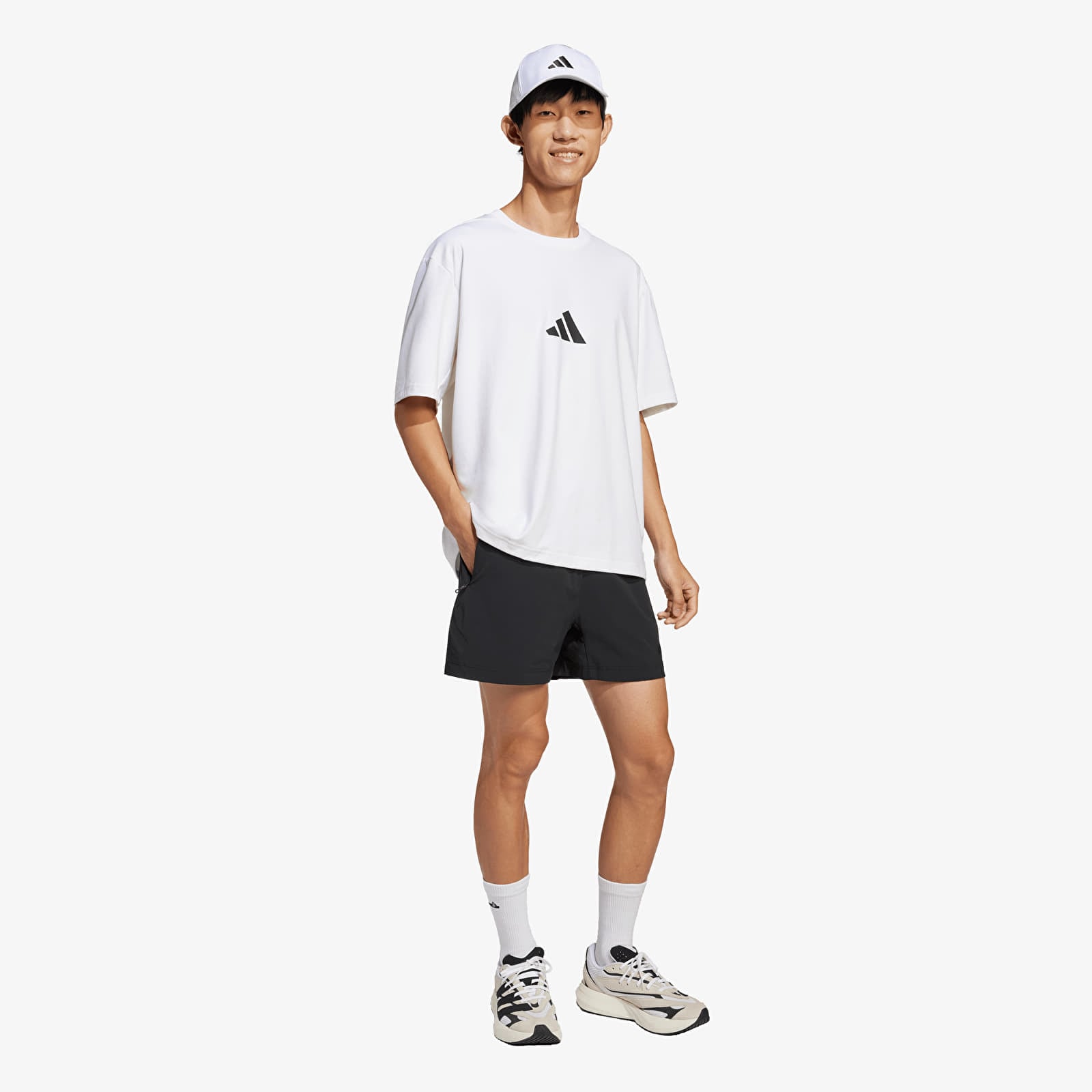 Miesten T-paidat adidas Z.N.E. Loose-Fit T-Shirt White
