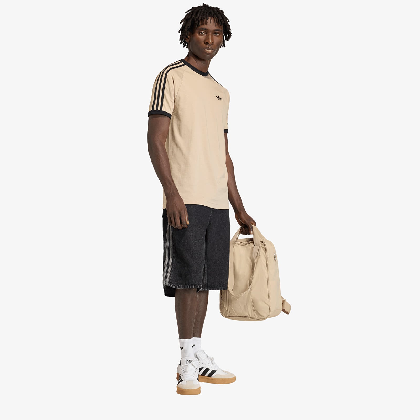 Kraťasy adidas Firebird Adicolor Denim Shorts True Black Denim