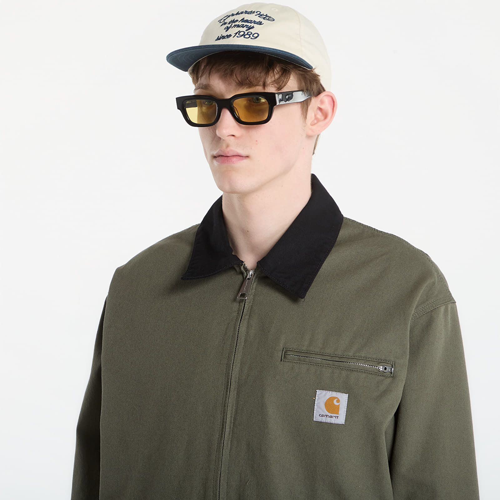 Herrenjacken Carhartt WIP OG Detroit Jacket UNISEX Leaf/ Black