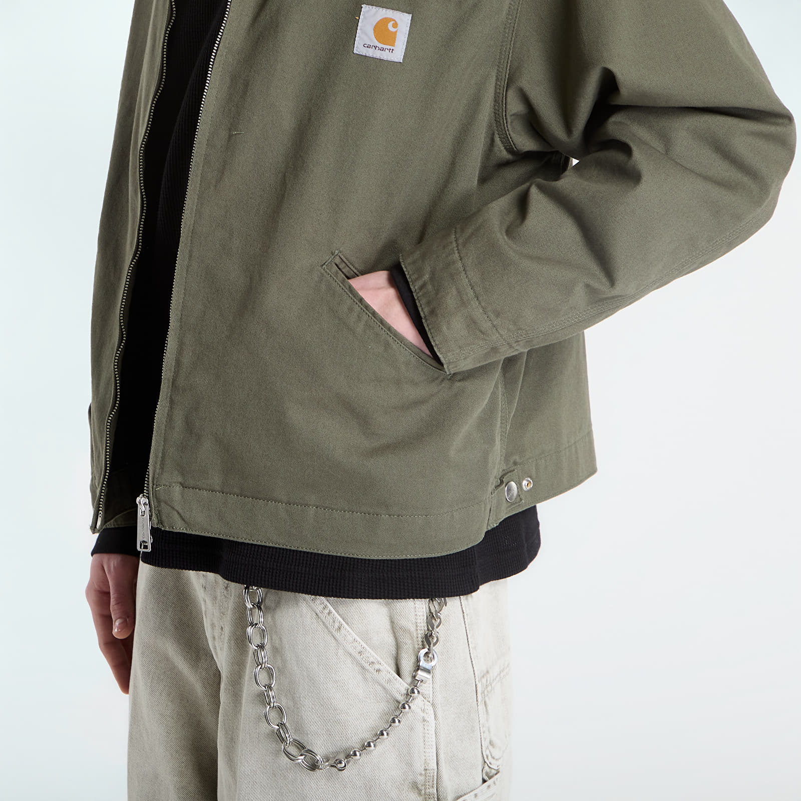 Herrenjacken Carhartt WIP OG Detroit Jacket UNISEX Leaf/ Black