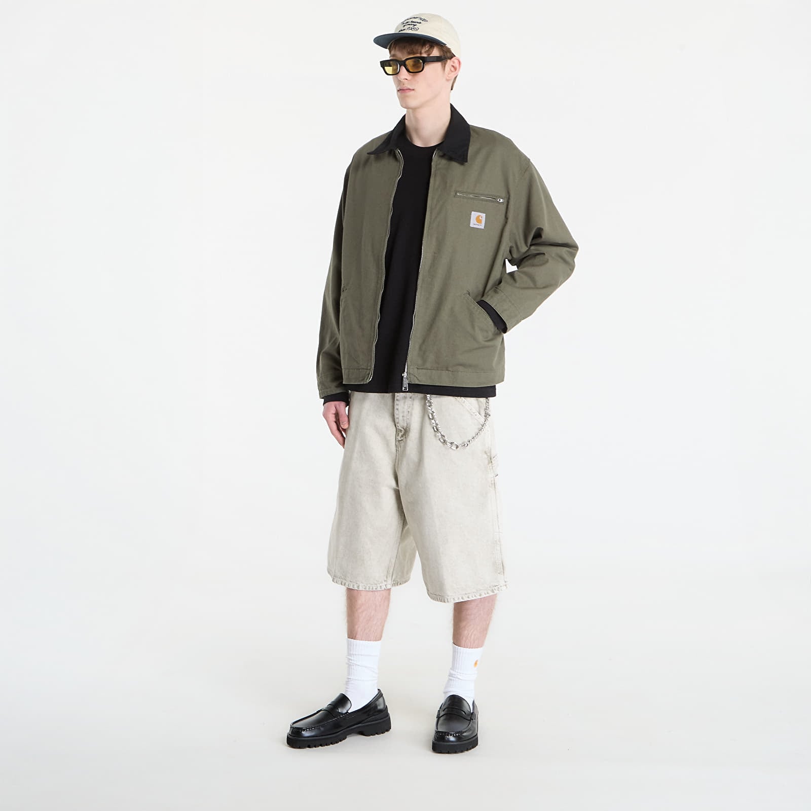 Herrenjacken Carhartt WIP OG Detroit Jacket UNISEX Leaf/ Black