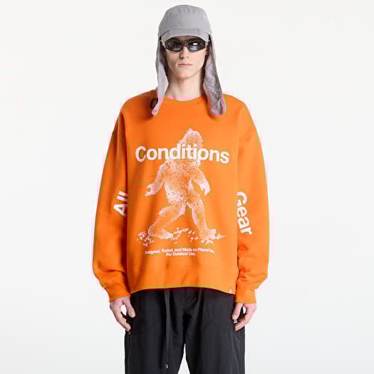 Džemperis Nike ACG "Tuff Fleece" Men's Therma-FIT Pullover Crew-Neck Sweatshirt Safety Orange