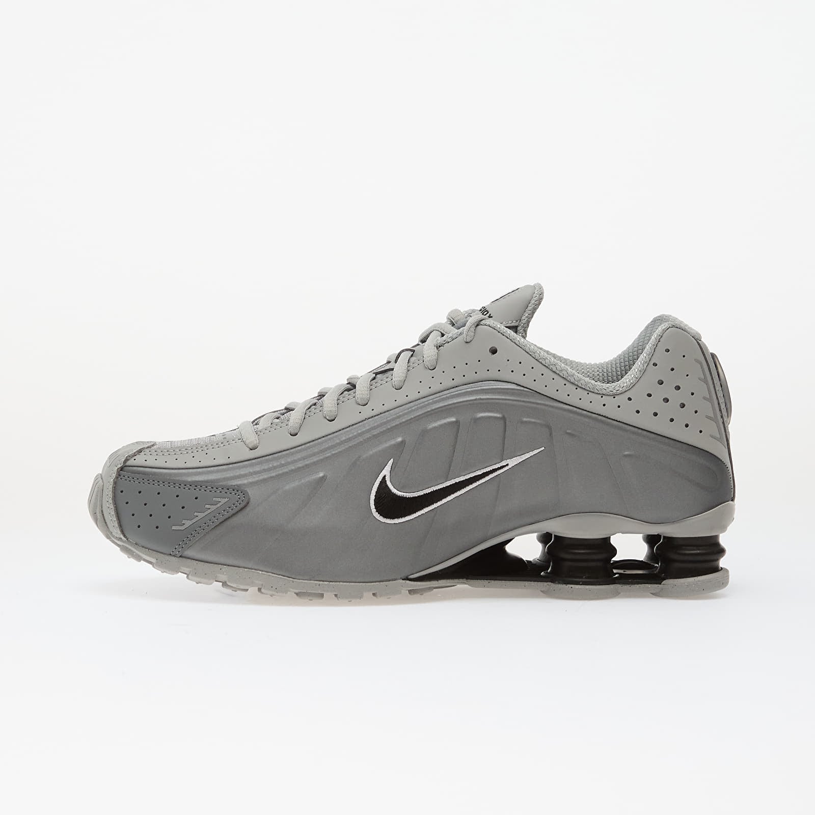Sneakers och skor för män Nike Shox R4 Lt Smoke Grey/ Black-Smoke Grey-White