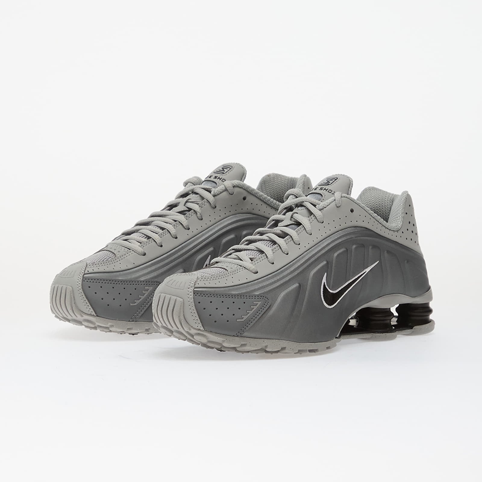 Sneakers och skor för män Nike Shox R4 Lt Smoke Grey/ Black-Smoke Grey-White