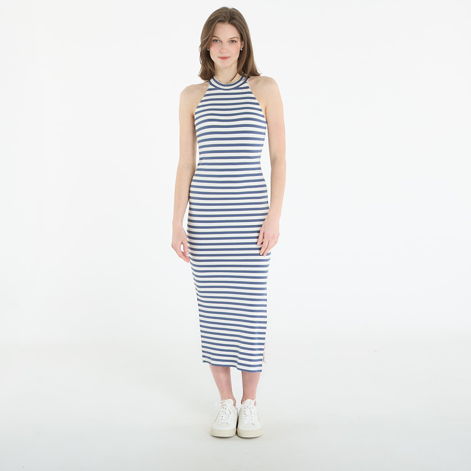 Rochii EA7 Emporio Armani Train Costa Dress Fancy Stripe Blue