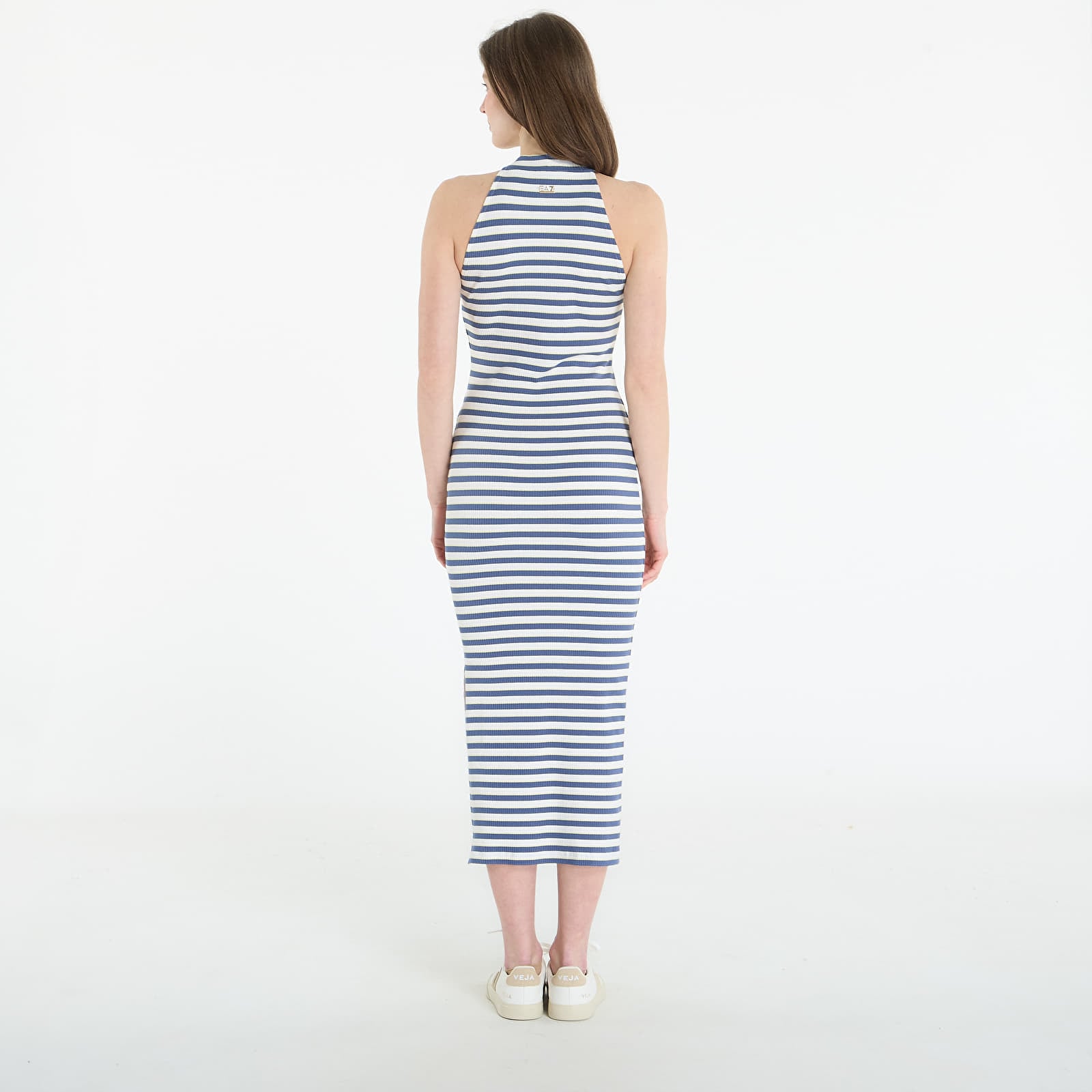 Rochii EA7 Emporio Armani Train Costa Dress Fancy Stripe Blue