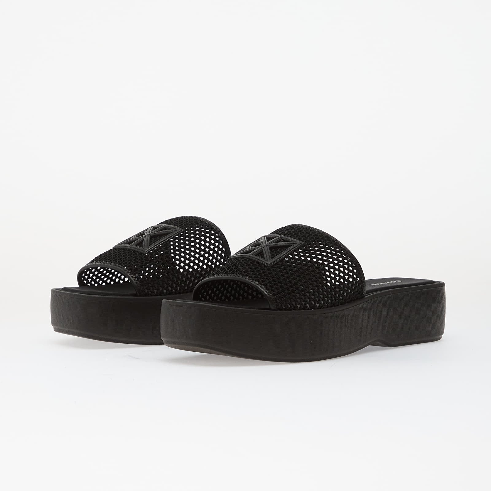 Ženski čevlji Calvin Klein Flatform Sandal Mesh Black