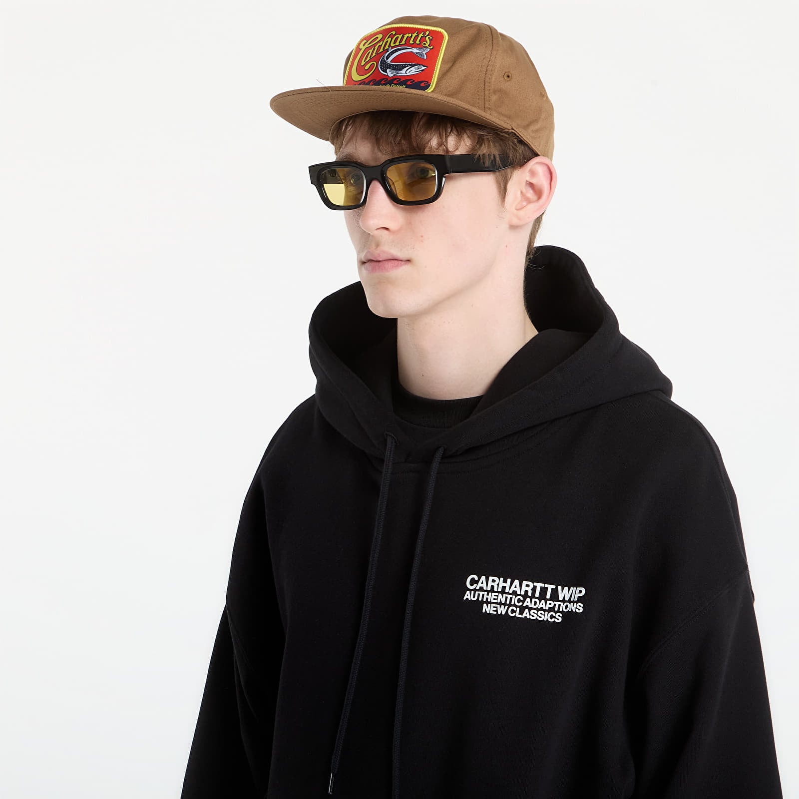 Pánske mikiny Carhartt WIP Hooded Sean Hamilton Sweat UNISEX Black