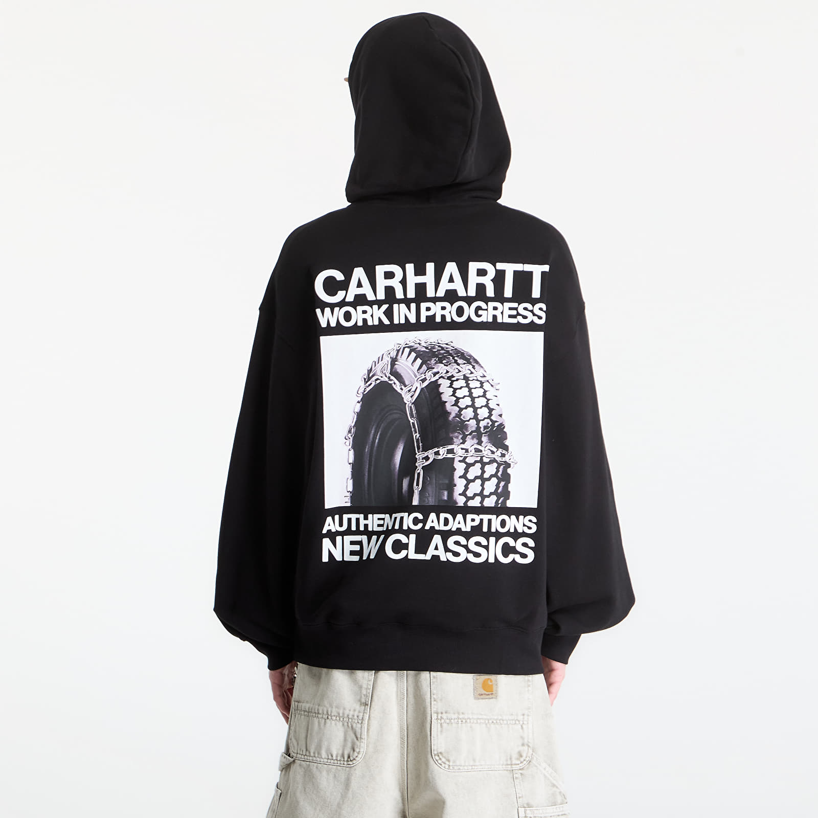 Pánske mikiny Carhartt WIP Hooded Sean Hamilton Sweat UNISEX Black