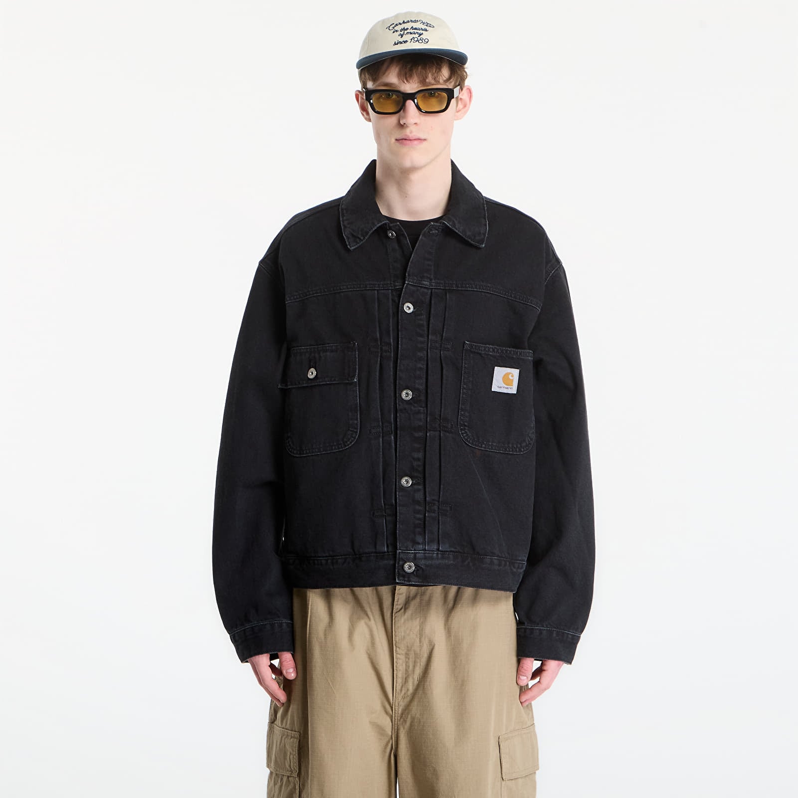 Pánské bundy Carhartt WIP Belmar Jacket UNISEX Black