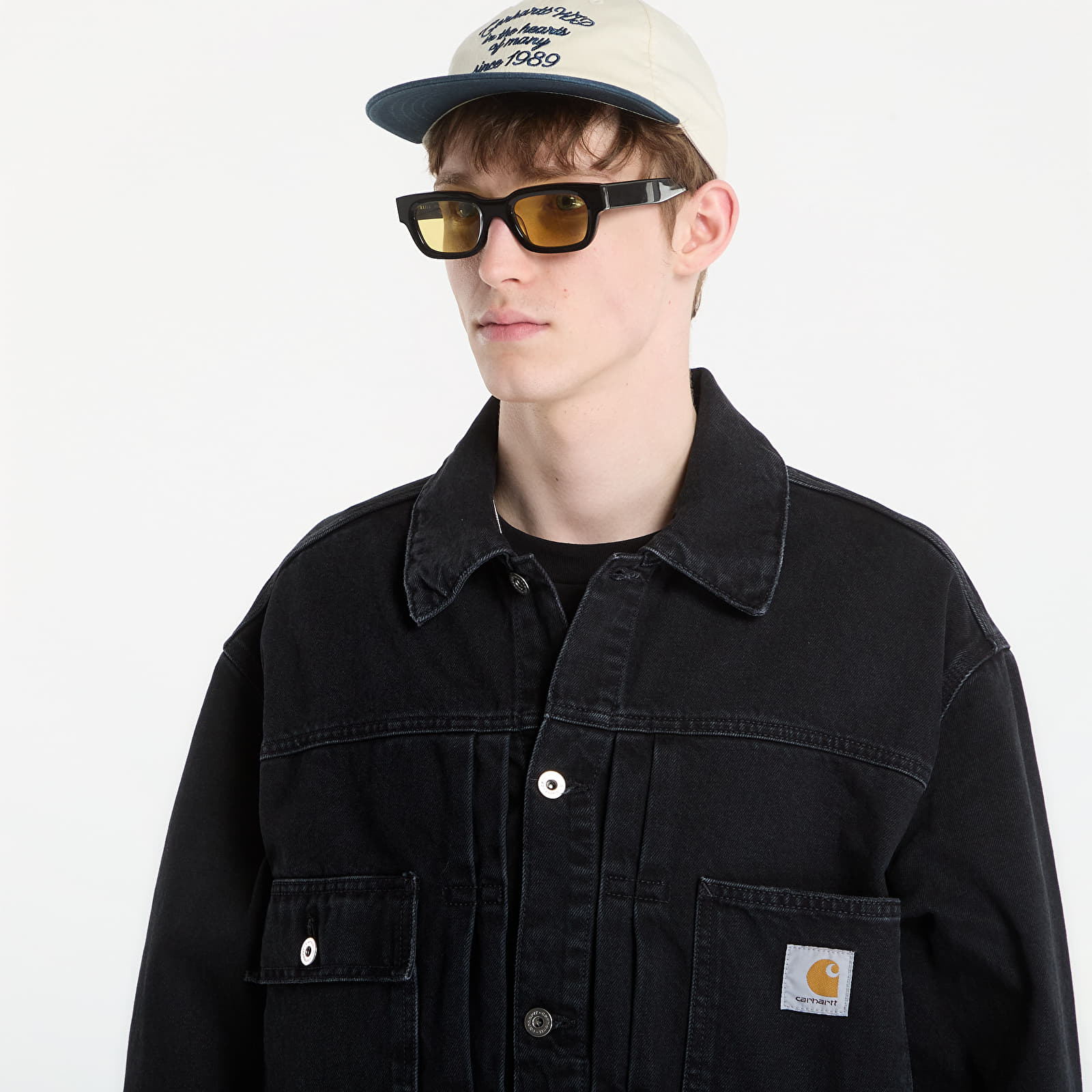 Pánské bundy Carhartt WIP Belmar Jacket UNISEX Black