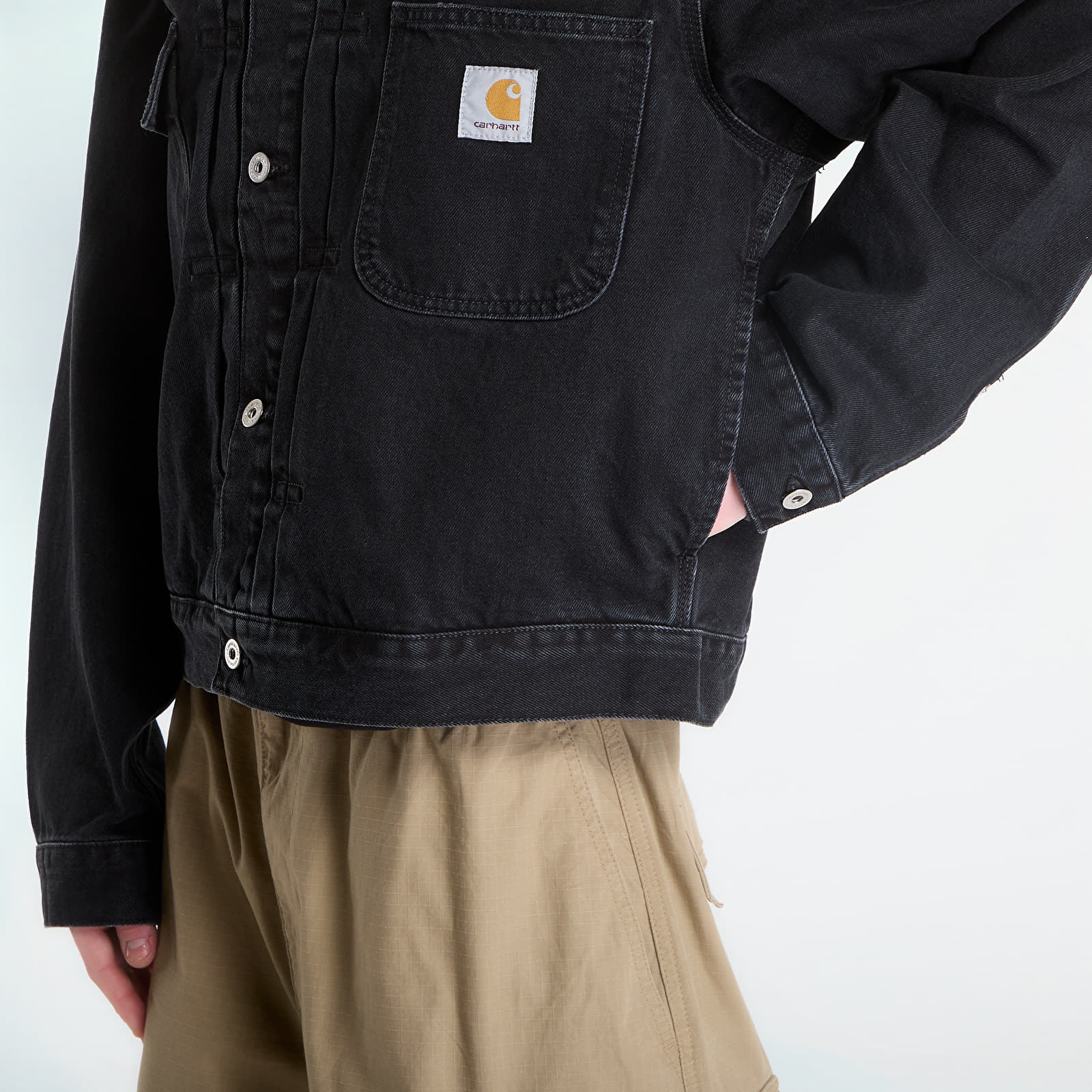 Pánské bundy Carhartt WIP Belmar Jacket UNISEX Black
