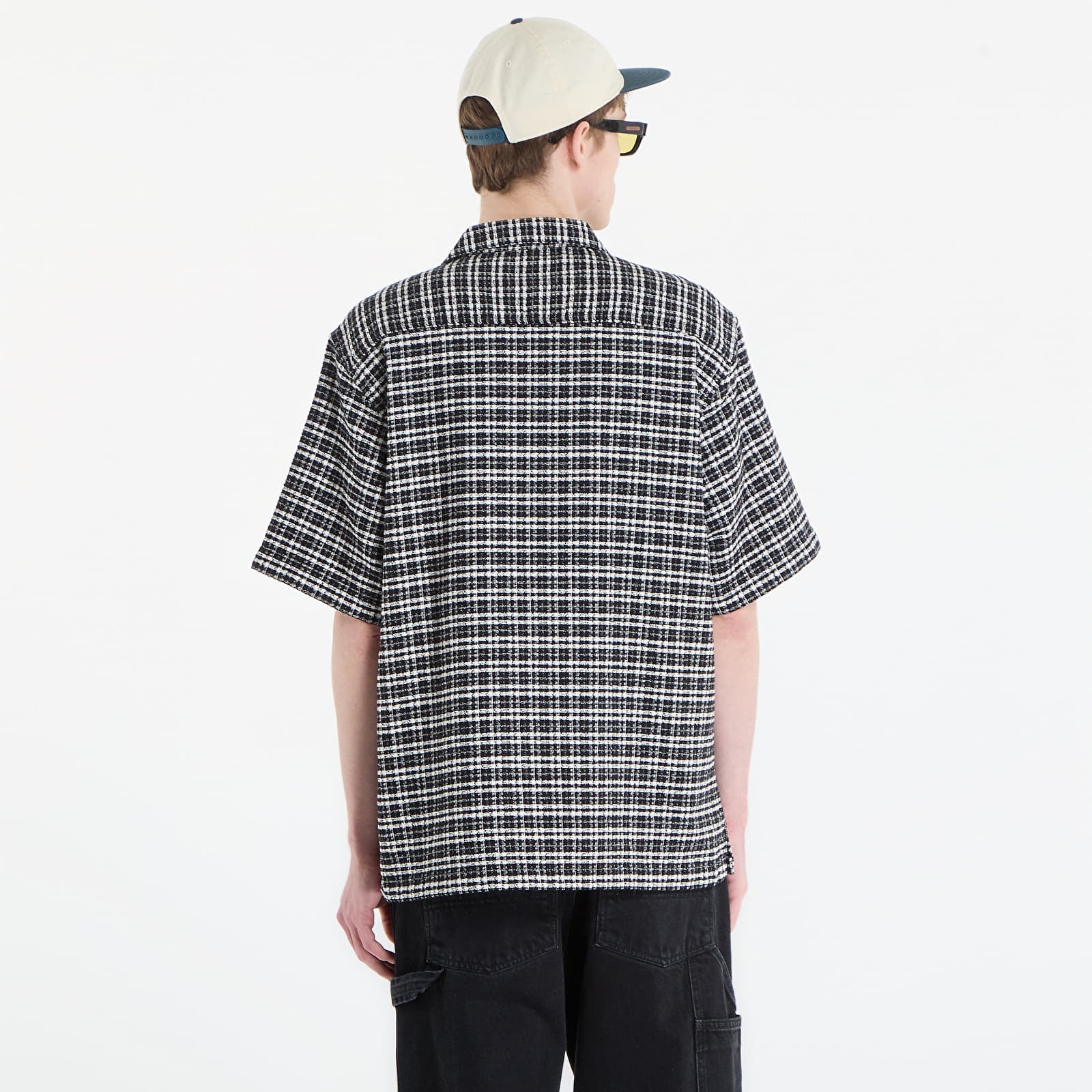 Miesten paidat Carhartt WIP S/S Kander Shirt UNISEX Kander Check/ Black