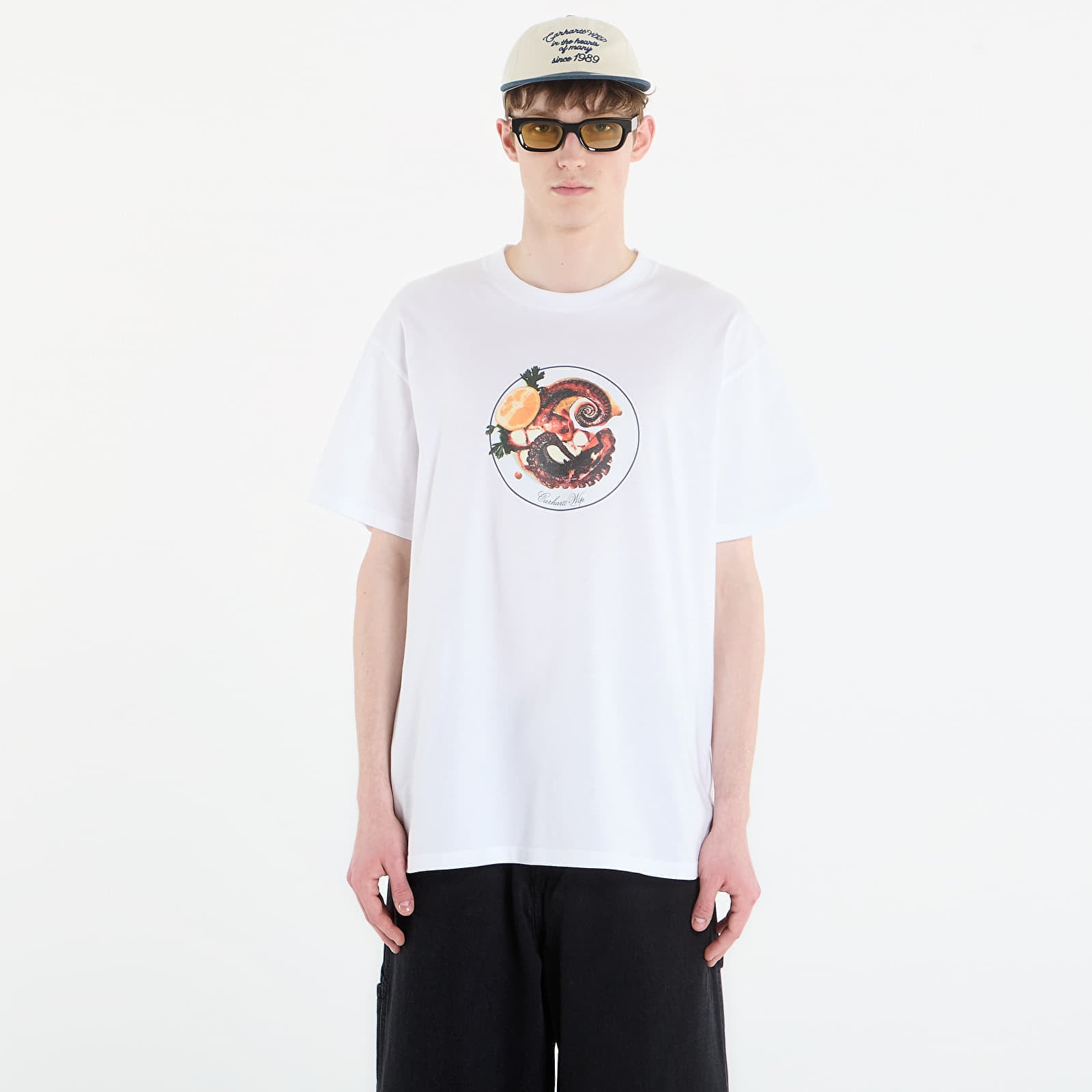 Тениска Carhartt WIP S/S Octopus T-Shirt UNISEX White L