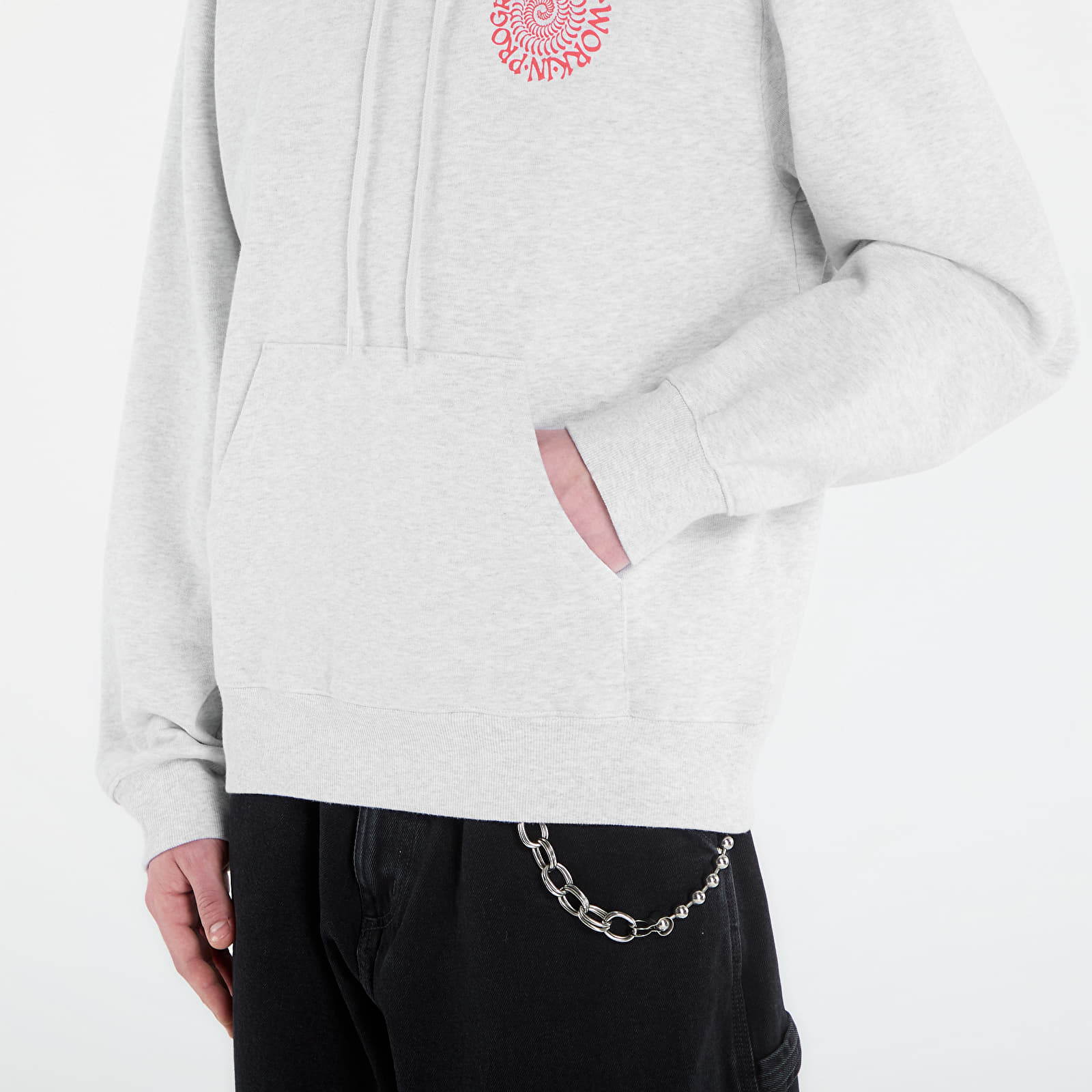 Pánske mikiny Carhartt WIP Hooded Spiral Sweat UNISEX Ash Heather