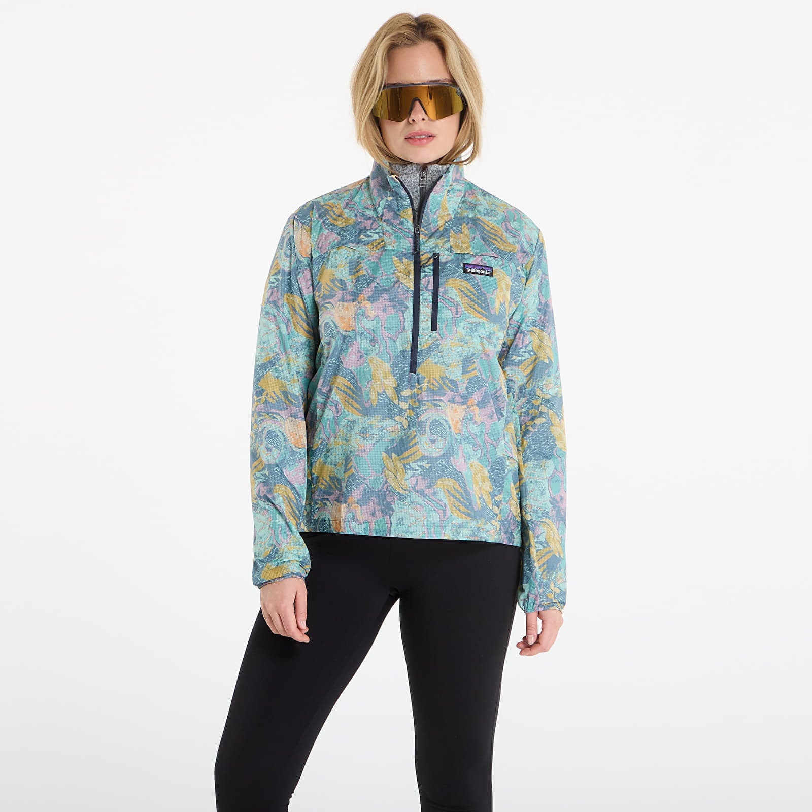 Яке Patagonia W's Houdini Stash 1/2 Zip P/O Moon Tripper: Blue Sage S