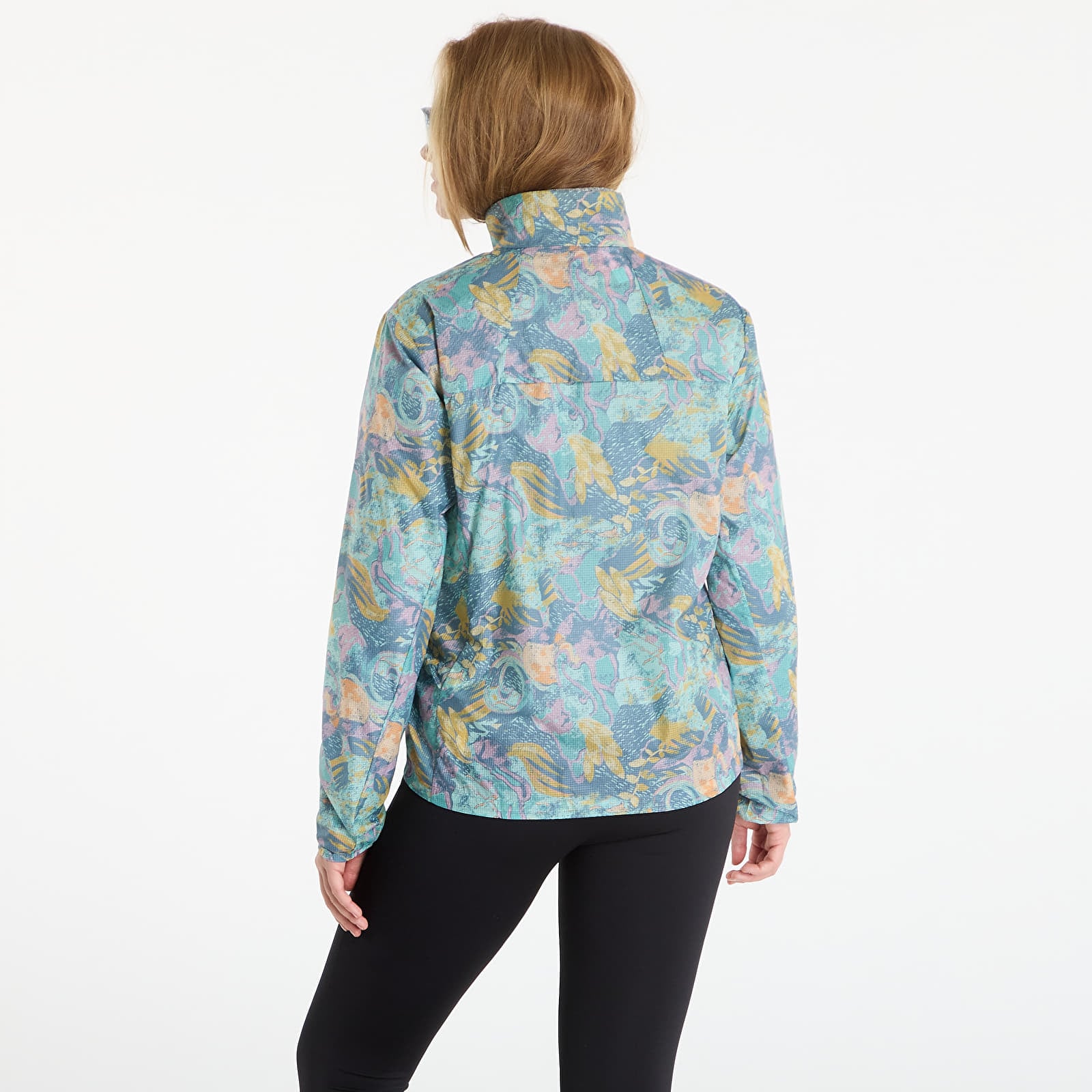 Jackets Patagonia W's Houdini Stash 1/2 Zip P/O Moon Tripper: Blue Sage