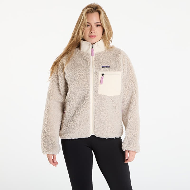 Jaka Patagonia W's Classic Retro-X Jacket Natural W/Light Violet