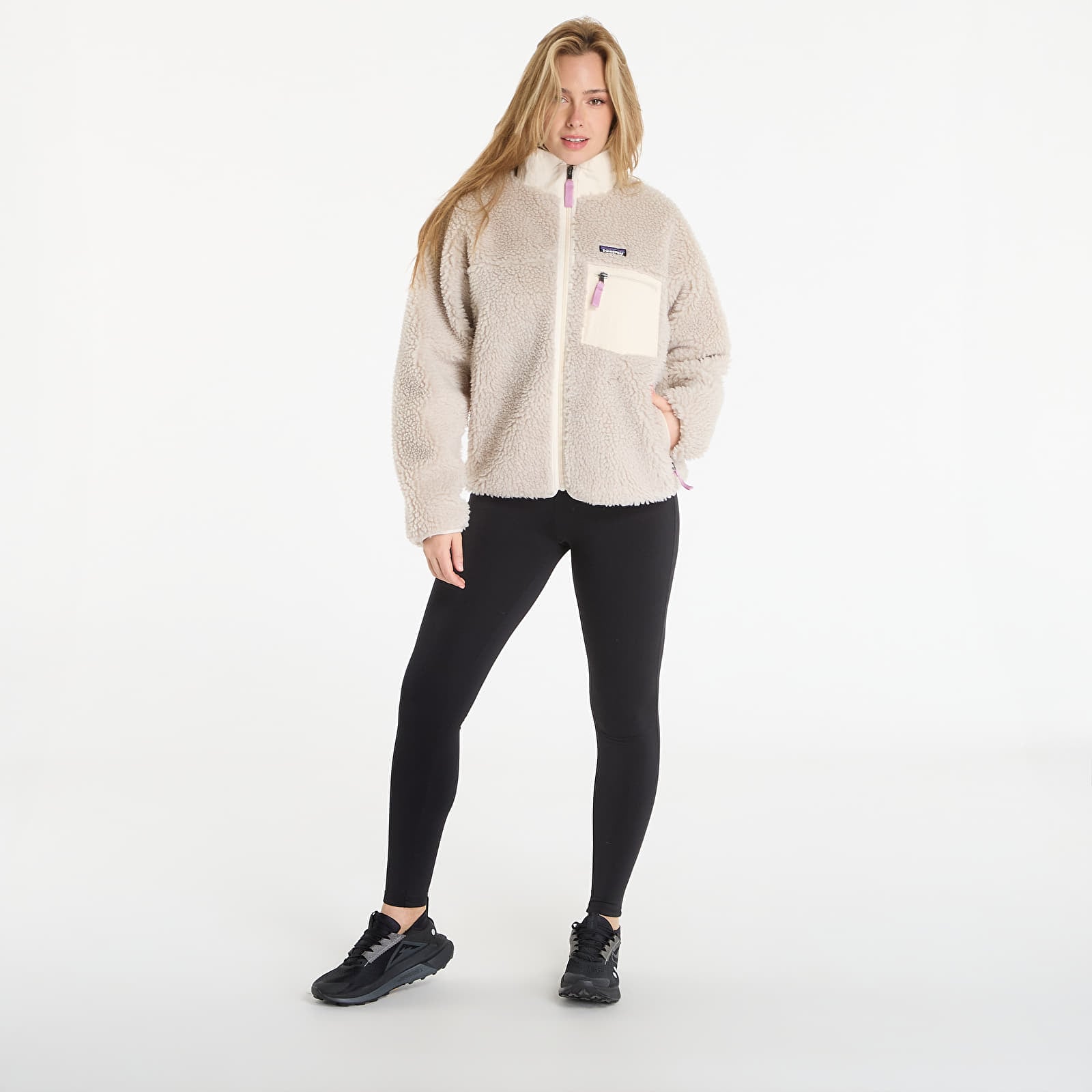 Bundy Patagonia W's Classic Retro-X Jacket Natural W/Light Violet