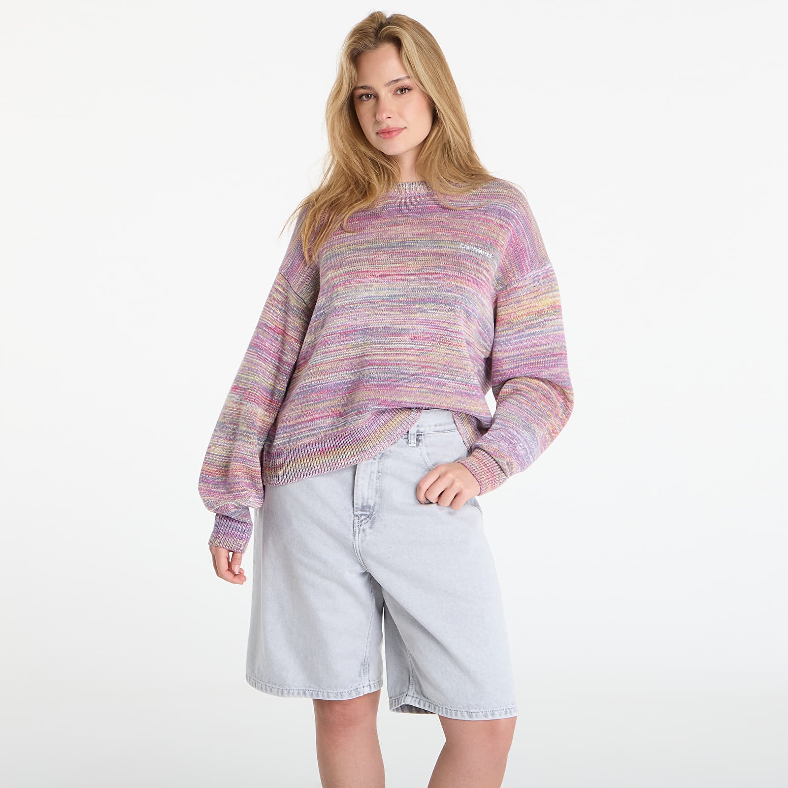 Пуловер Carhartt WIP W' Keenan Sweater Gradient, Gentle Purple M