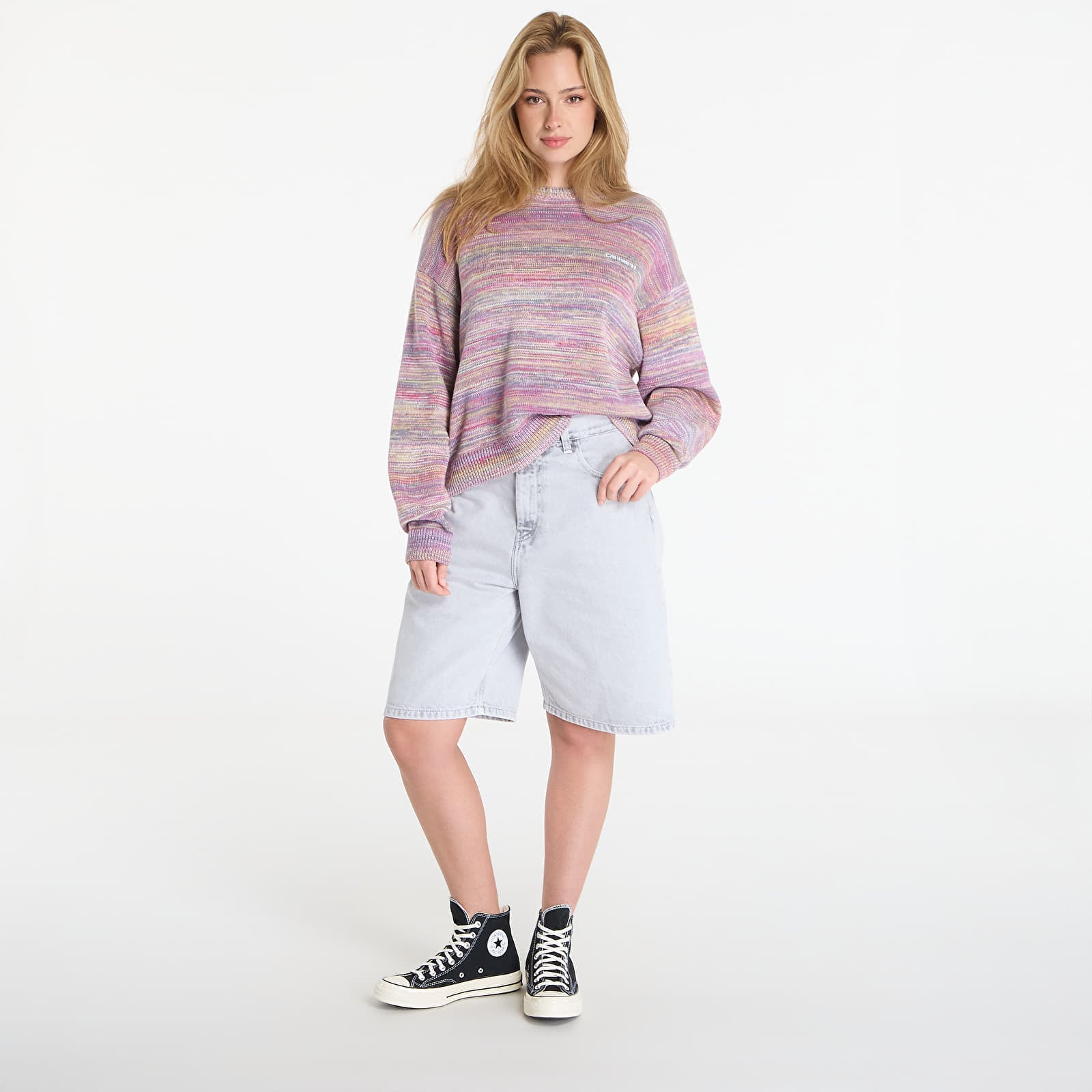 Жіночі светри Carhartt WIP W' Keenan Sweater Gradient, Gentle Purple