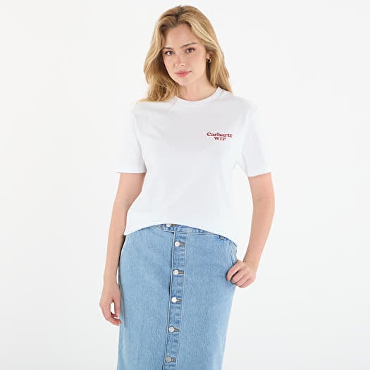T-shirt Carhartt WIP W' S/S Spoiled T-Shirt White