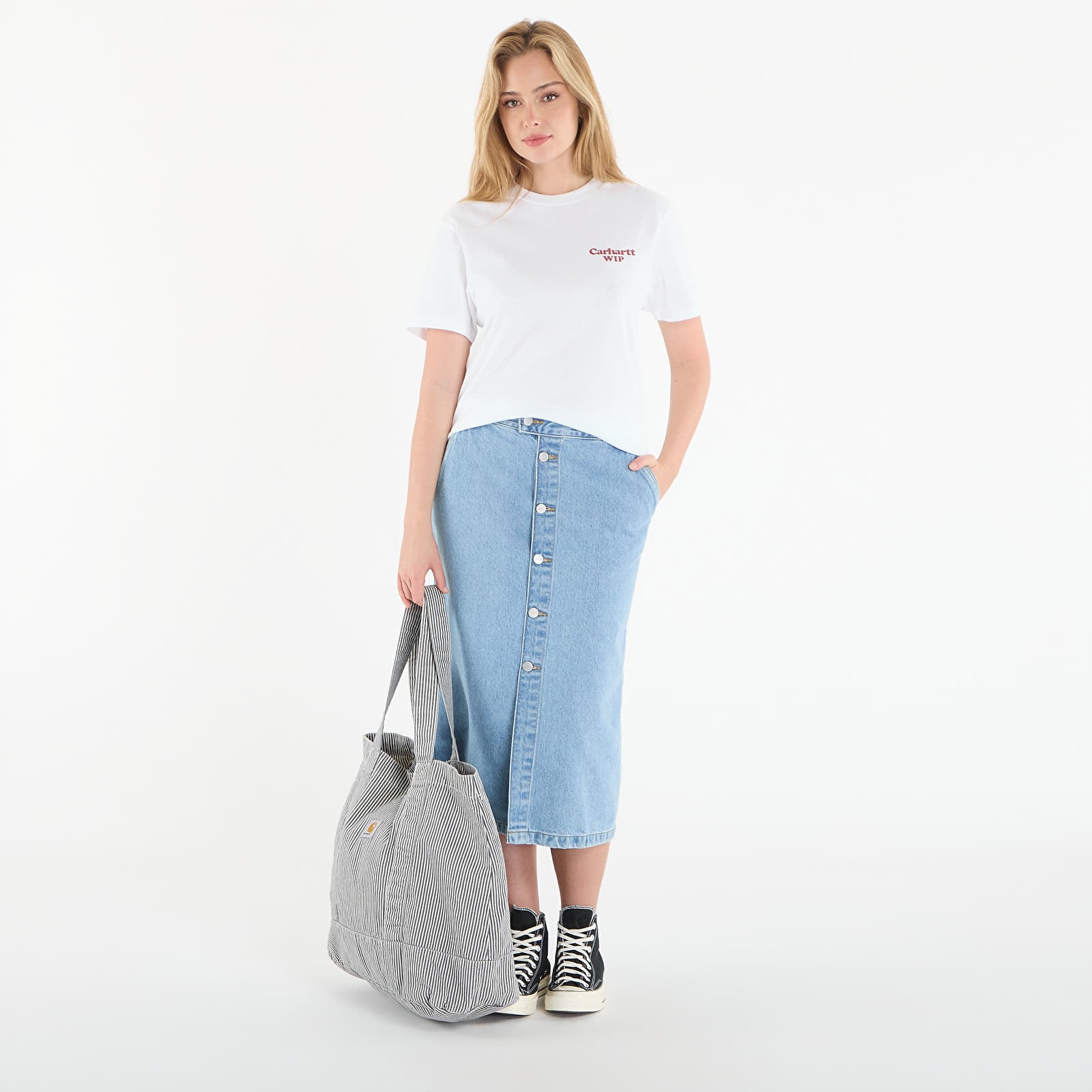 Tričká Carhartt WIP W' S/S Spoiled T-Shirt White