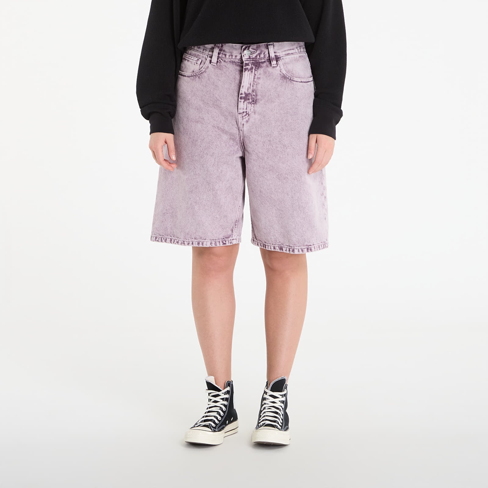Къси панталони Carhartt WIP W' Brandon Short Cozy Purple Chalk Wash L