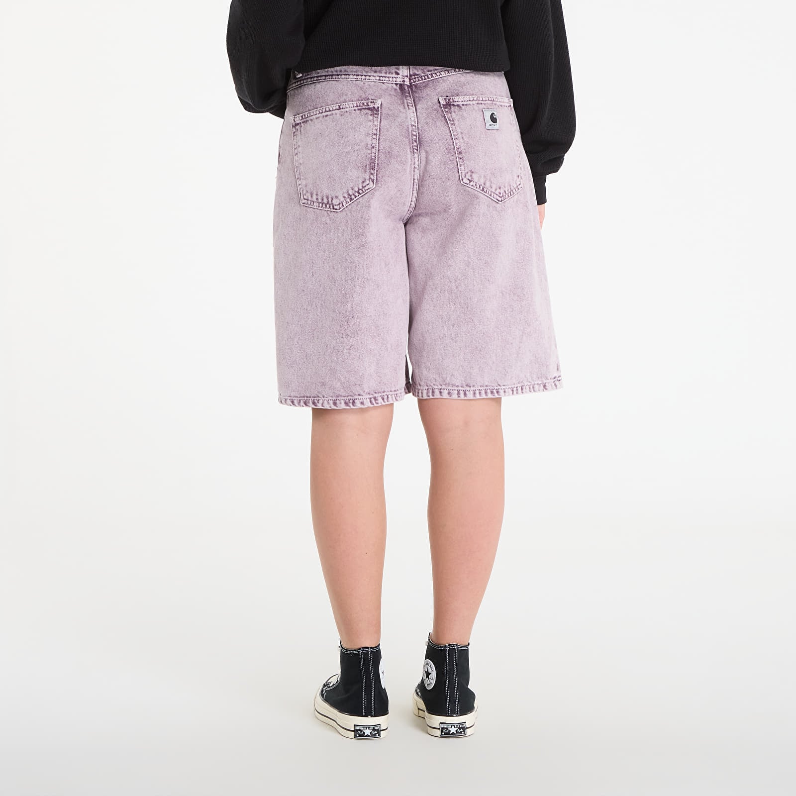 Kraťasy Carhartt WIP W' Brandon Short Cozy Purple Chalk Wash