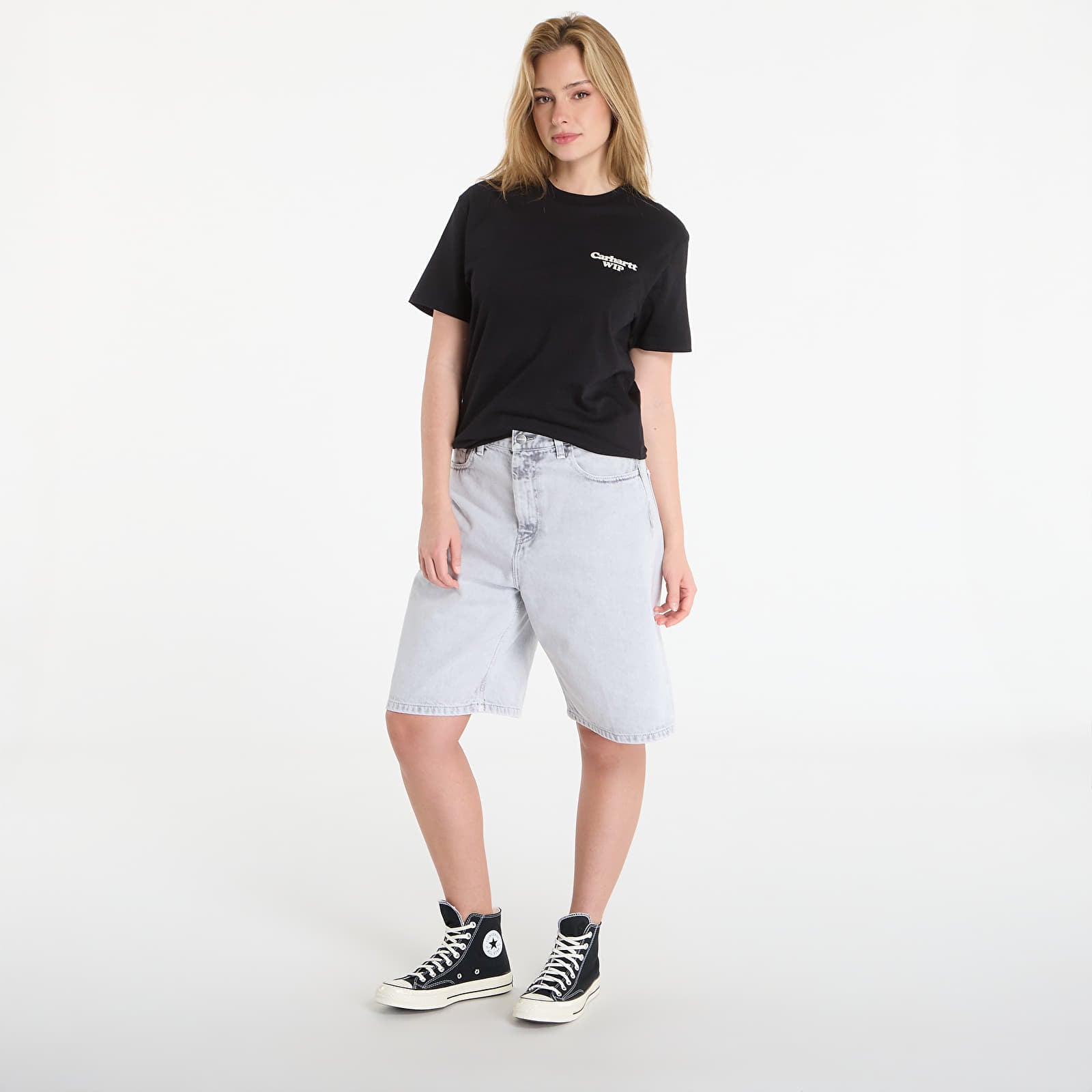 Women's T-shirts Carhartt WIP W' S/S Spoiled T-Shirt Black