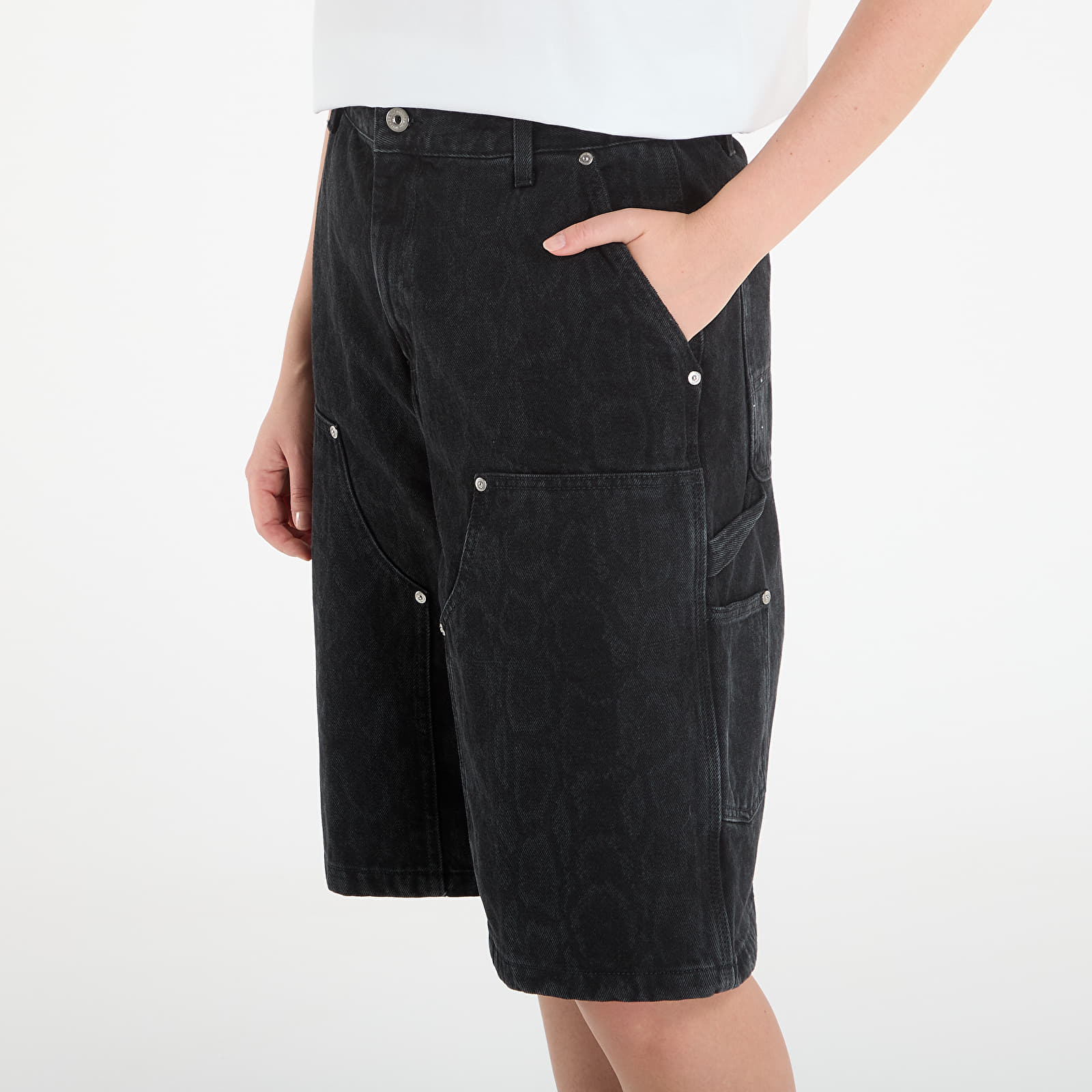 Kraťasy Carhartt WIP W' Snake Nixon Double Knee Short Snake Camo/ Black