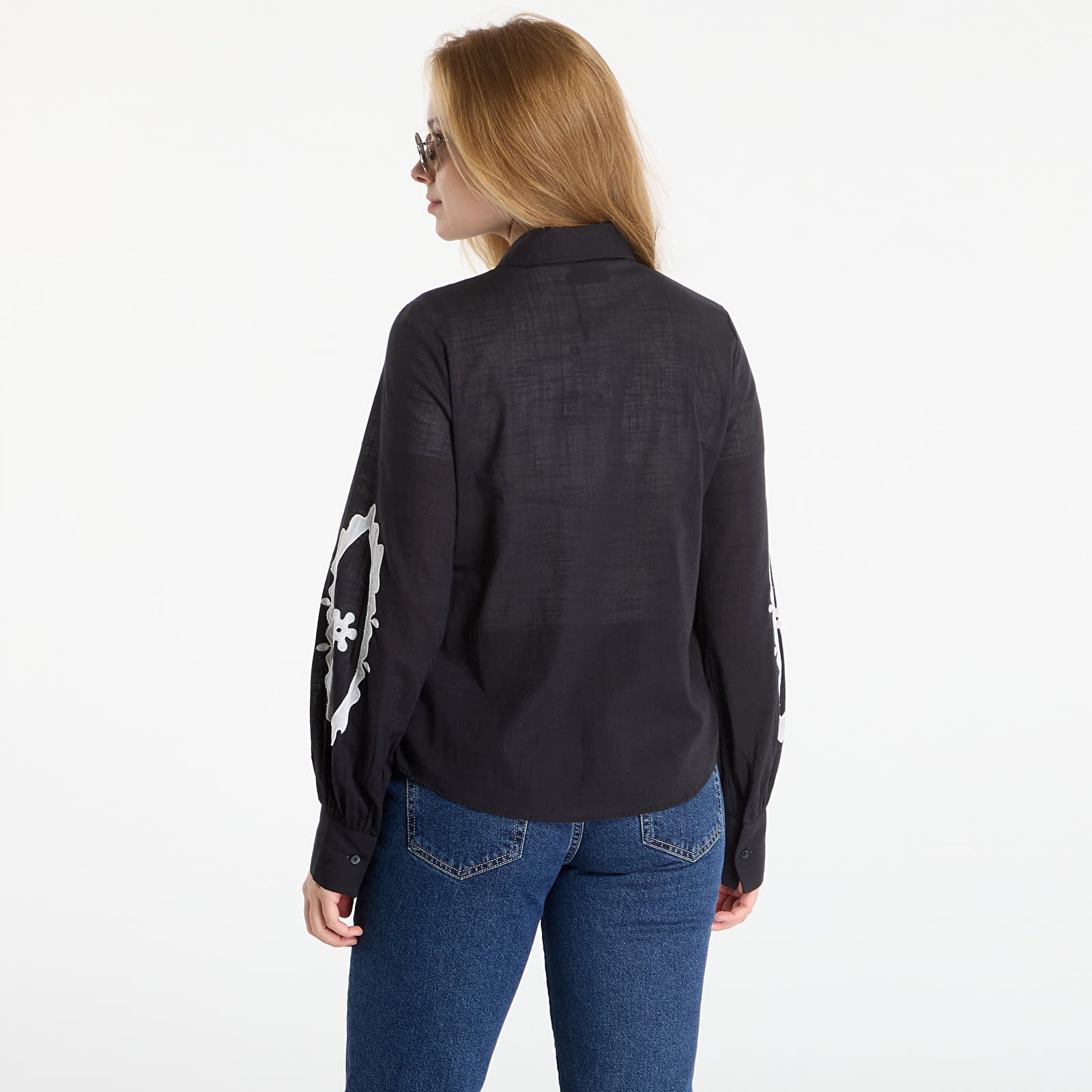 Shirts Desigual Cam Flora Shirt Black