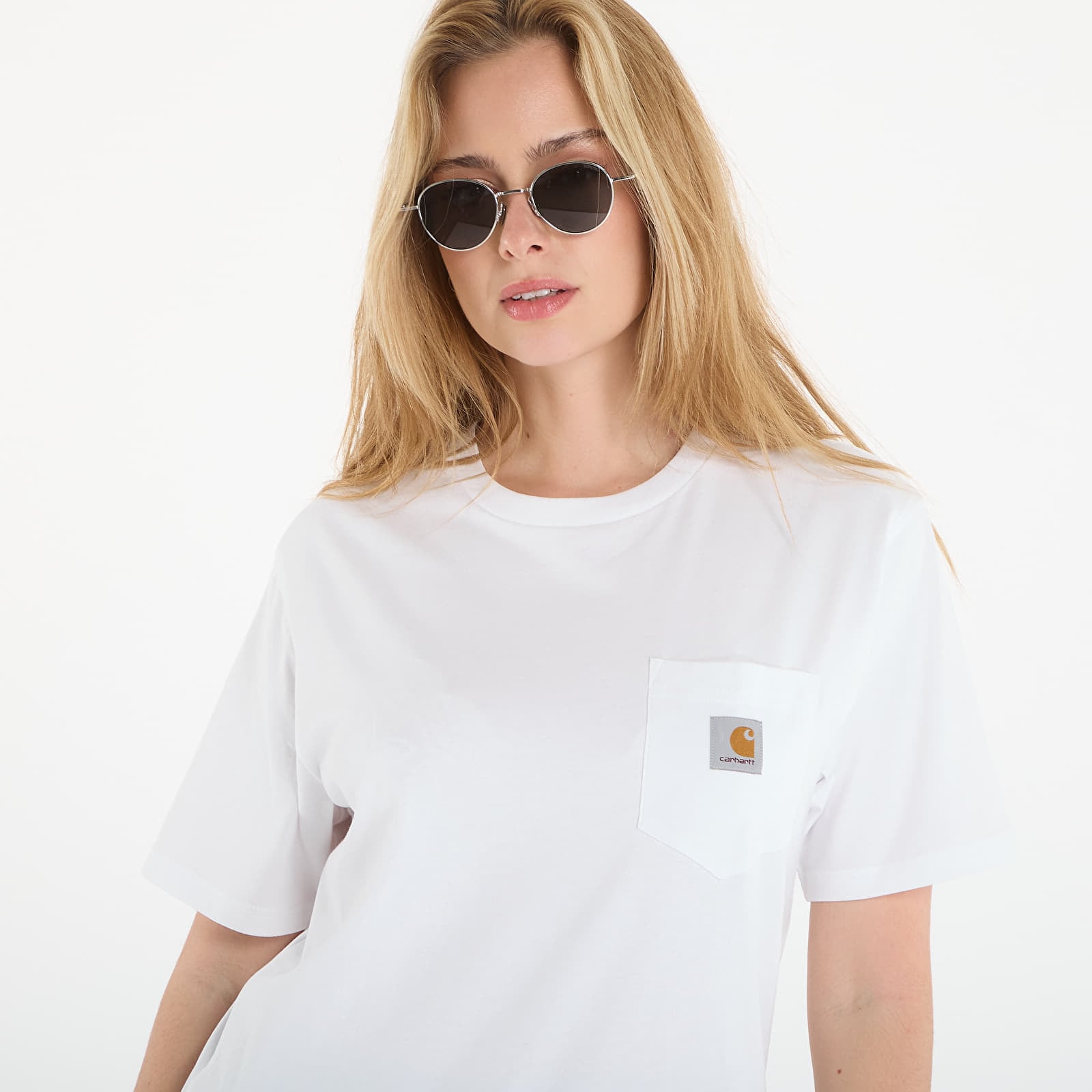 Trička Carhartt WIP Pocket Short Sleeve T-Shirt UNISEX White