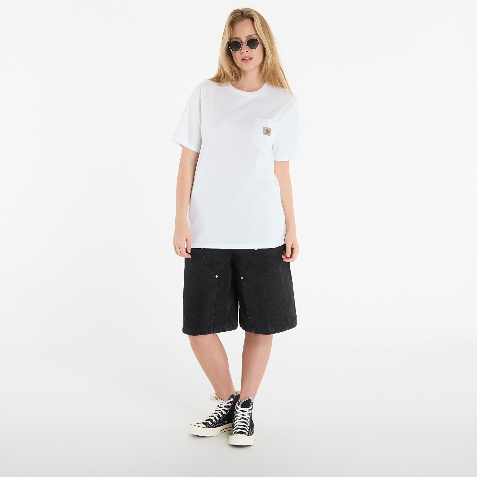 Trička Carhartt WIP Pocket Short Sleeve T-Shirt UNISEX White