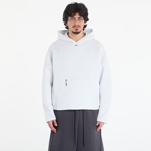 Mikina Nike Tech Men's Fleece Pullover Hoodie Off White/ Black