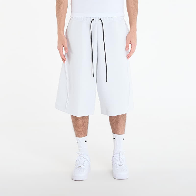 Kratke hlače Nike Tech Men's Fleece Oversized Fit Shorts Off White/ Black
