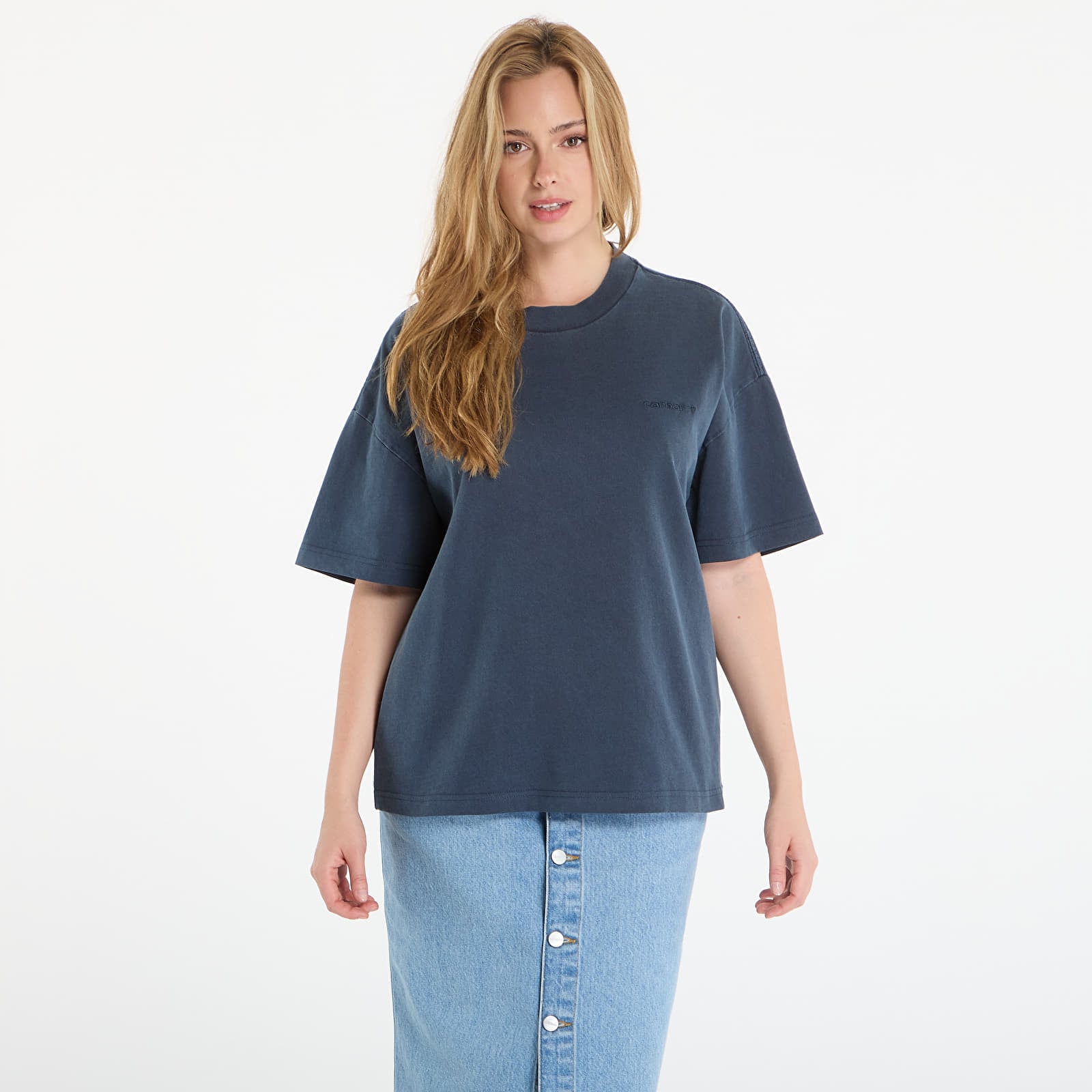 Meeste T-särgid Carhartt WIP S/S Benton T-Shirt UNISEX Carbon