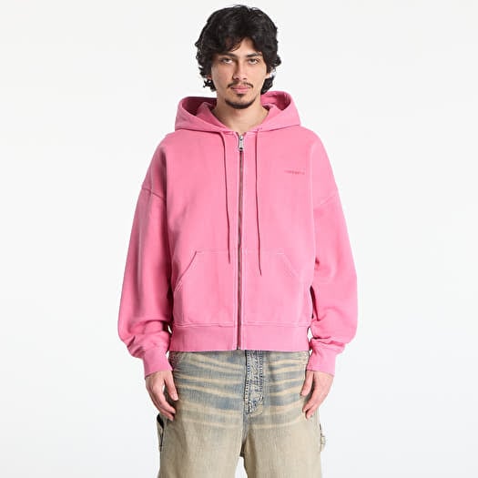 Mikina Carhartt WIP Hooded Benton Sweat Jacket UNISEX Primrose