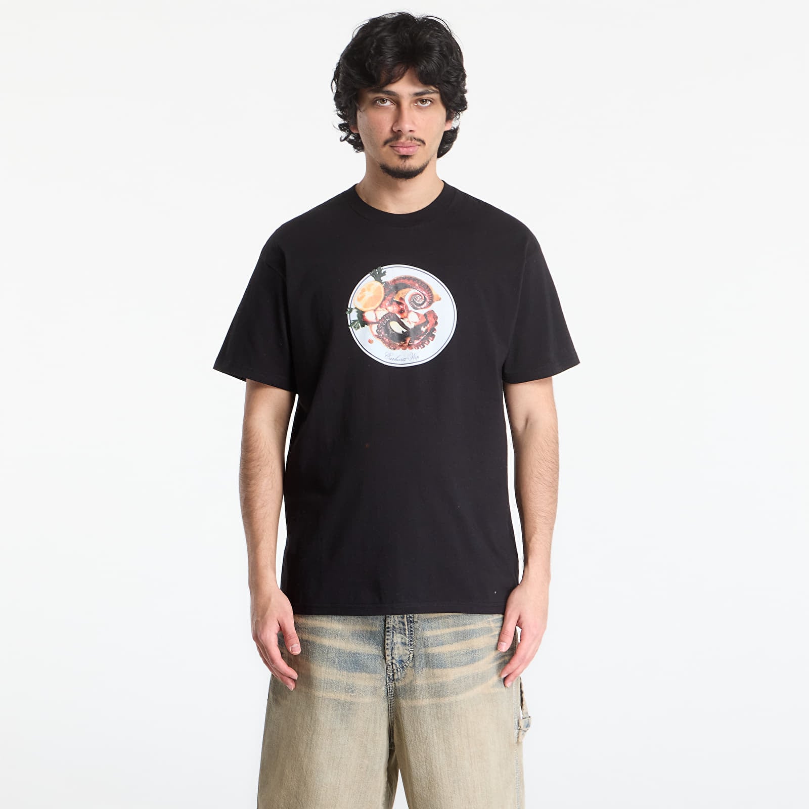 Moške majice  Carhartt WIP S/S Octopus T-Shirt UNISEX Black