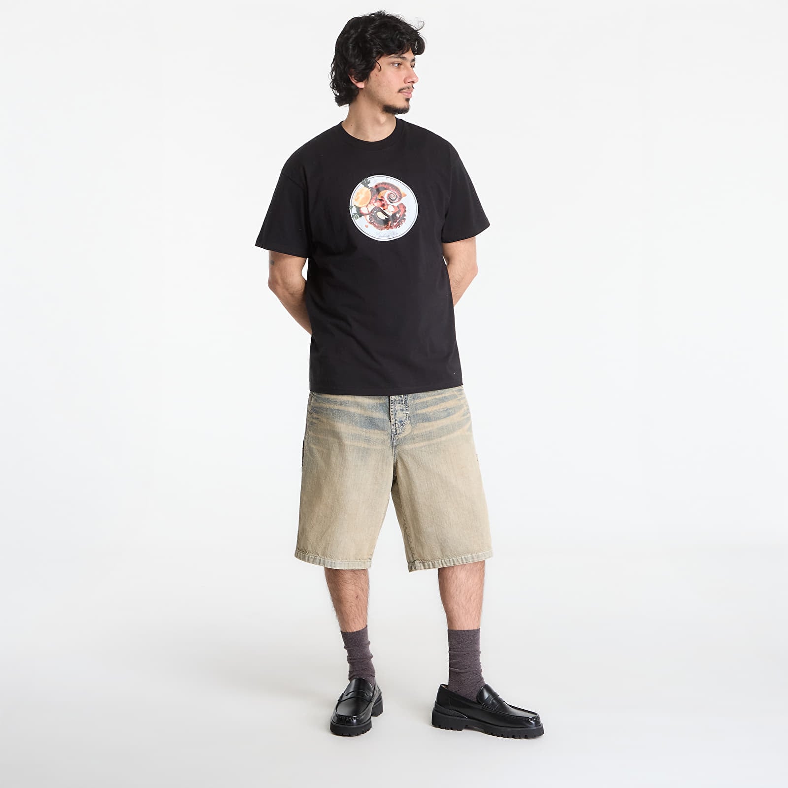 Moške majice  Carhartt WIP S/S Octopus T-Shirt UNISEX Black